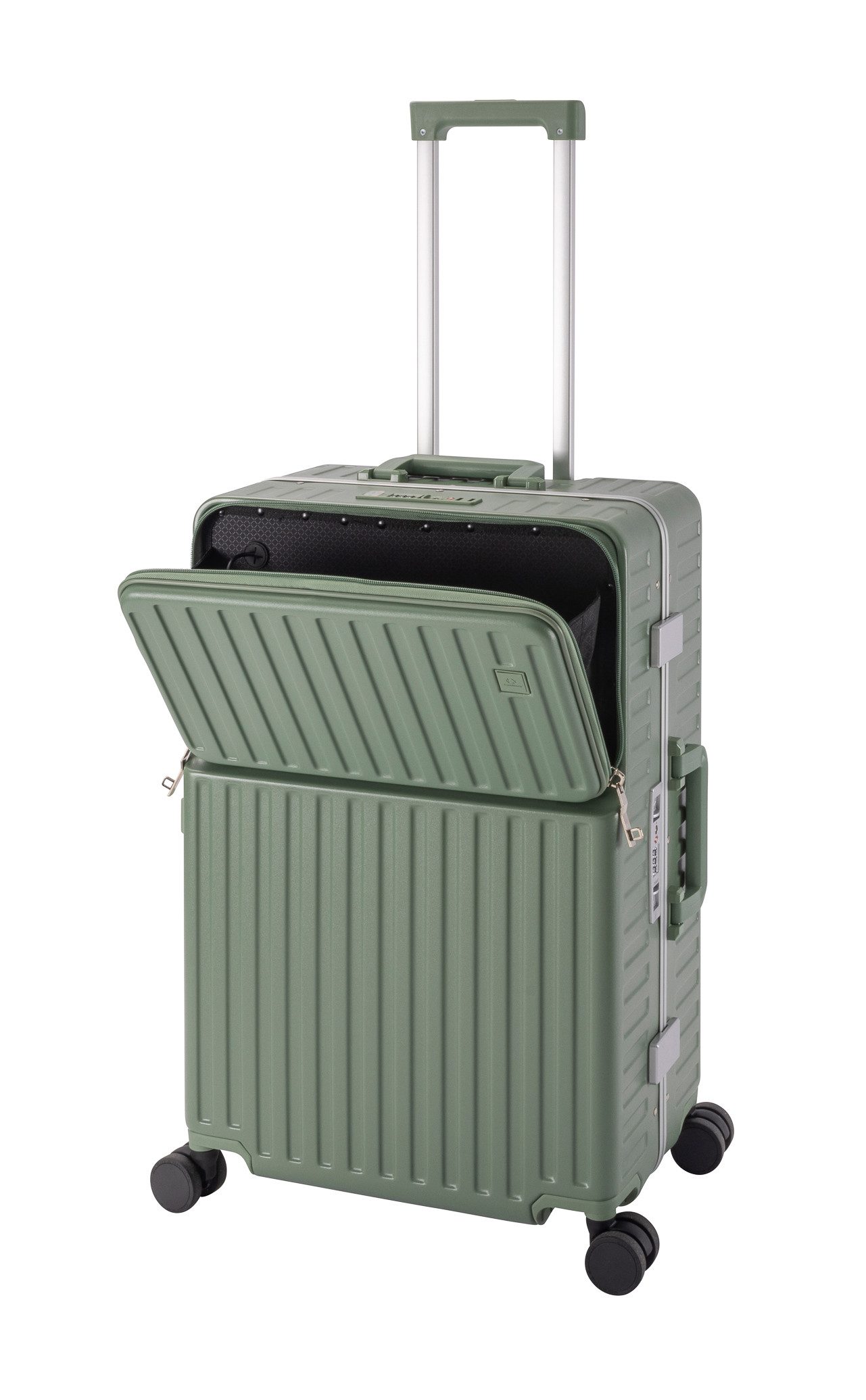 Travelhouse Hartschalen-Trolley Roma, 4 Rollen, mit USB und Getränkehalter günstig online kaufen