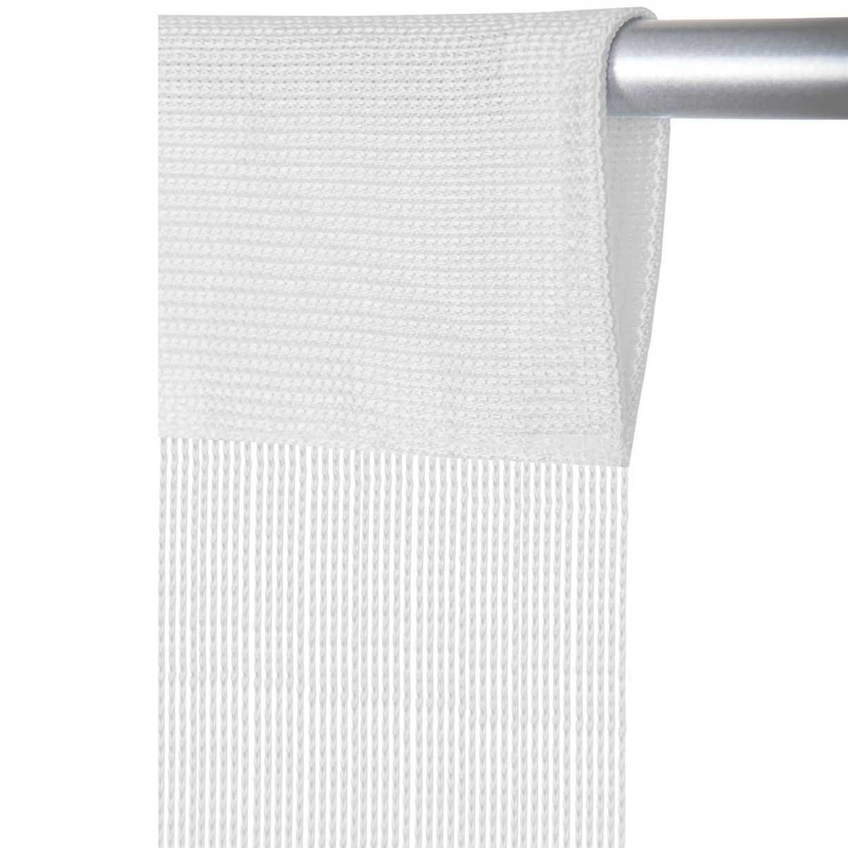 Arsvita, 60cm (BxL), x vers. (1 transparent, Faden St), Küchengardine 150cm Weiß Stangendurchzug Farben Bistrogardine in Vorhang, -