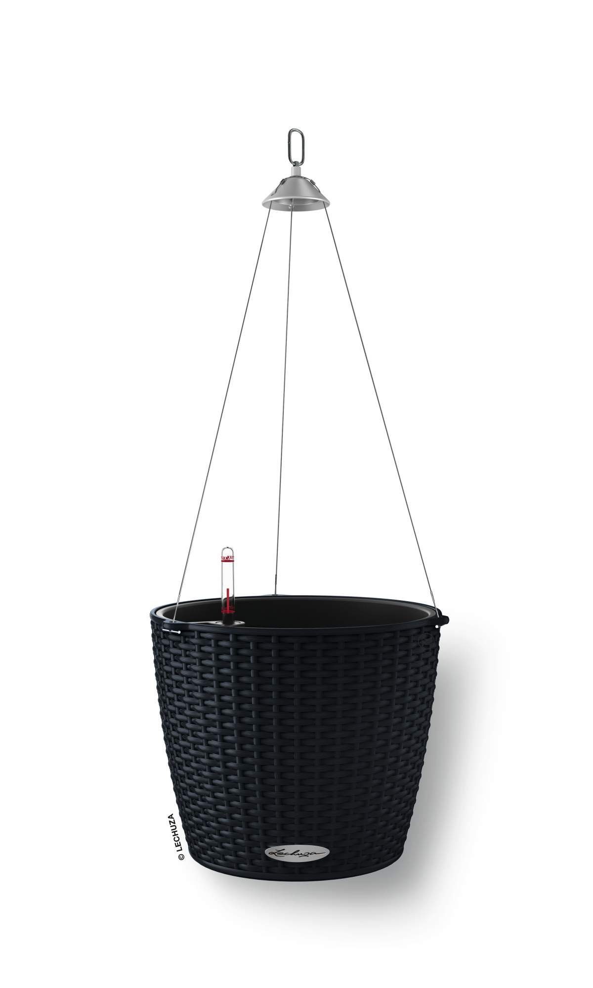 Lechuza® Blumentopf Nido Cottage 28 graphitschwarz günstig online kaufen