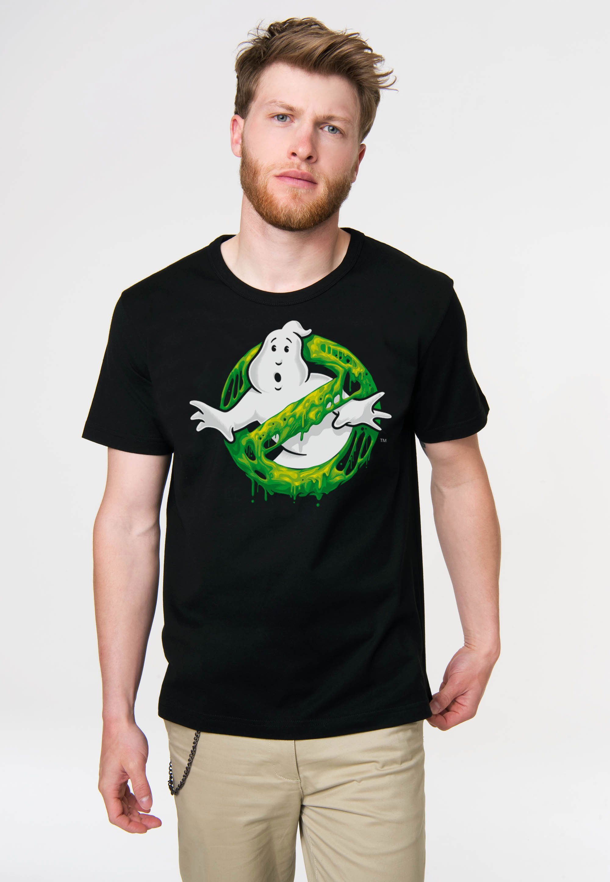 LOGOSHIRT T-Shirt Ghostbusters – Slime Logo günstig online kaufen