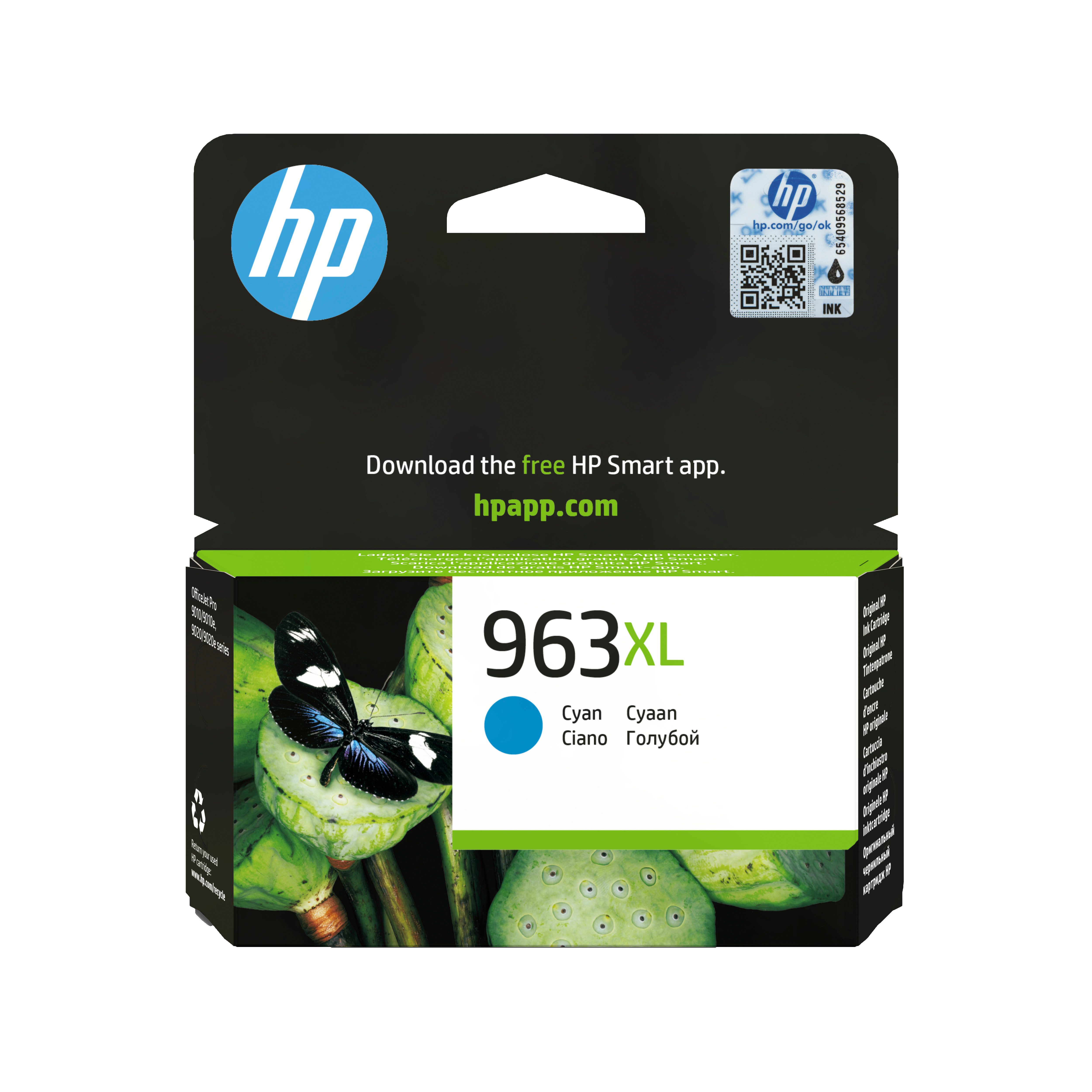 HP HP Tintenpatrone Nr. 963XL 3JA27AE Cyan (ca. 1.600 Tintenpatrone