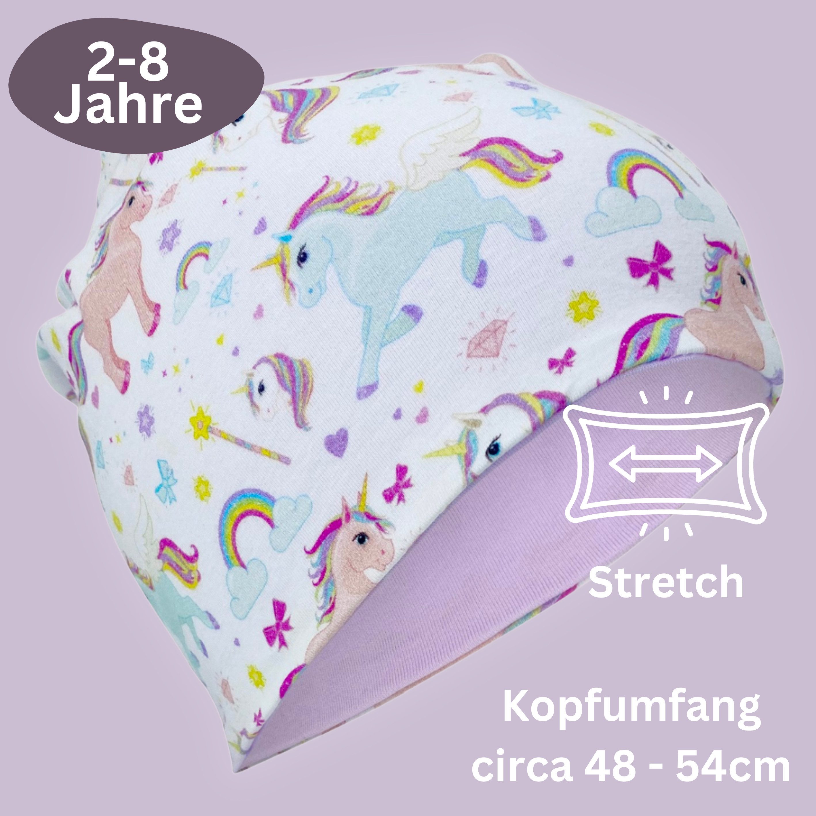 HECKBO Beanie HECKBO Kinder Mädchen Jungen Beanie Mütze & Loop-Schal Set – Bild 3 von 5