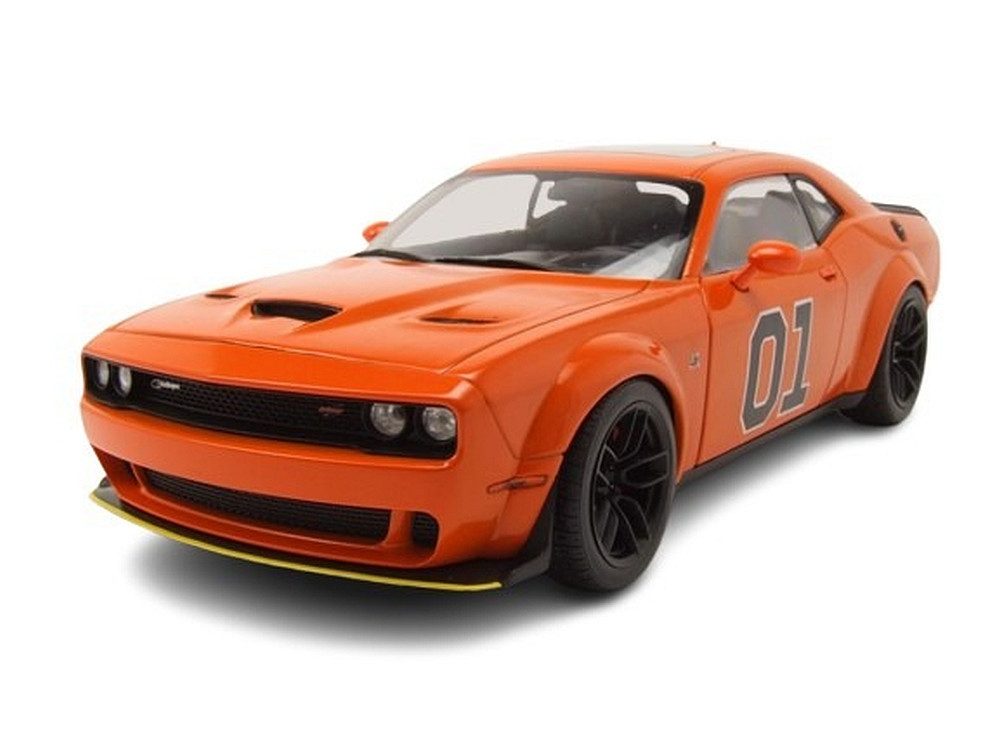Solido Modellauto Dodge Challenger RT Scat Pack #1 Widebody 2023 orange, Maßstab 1:18
