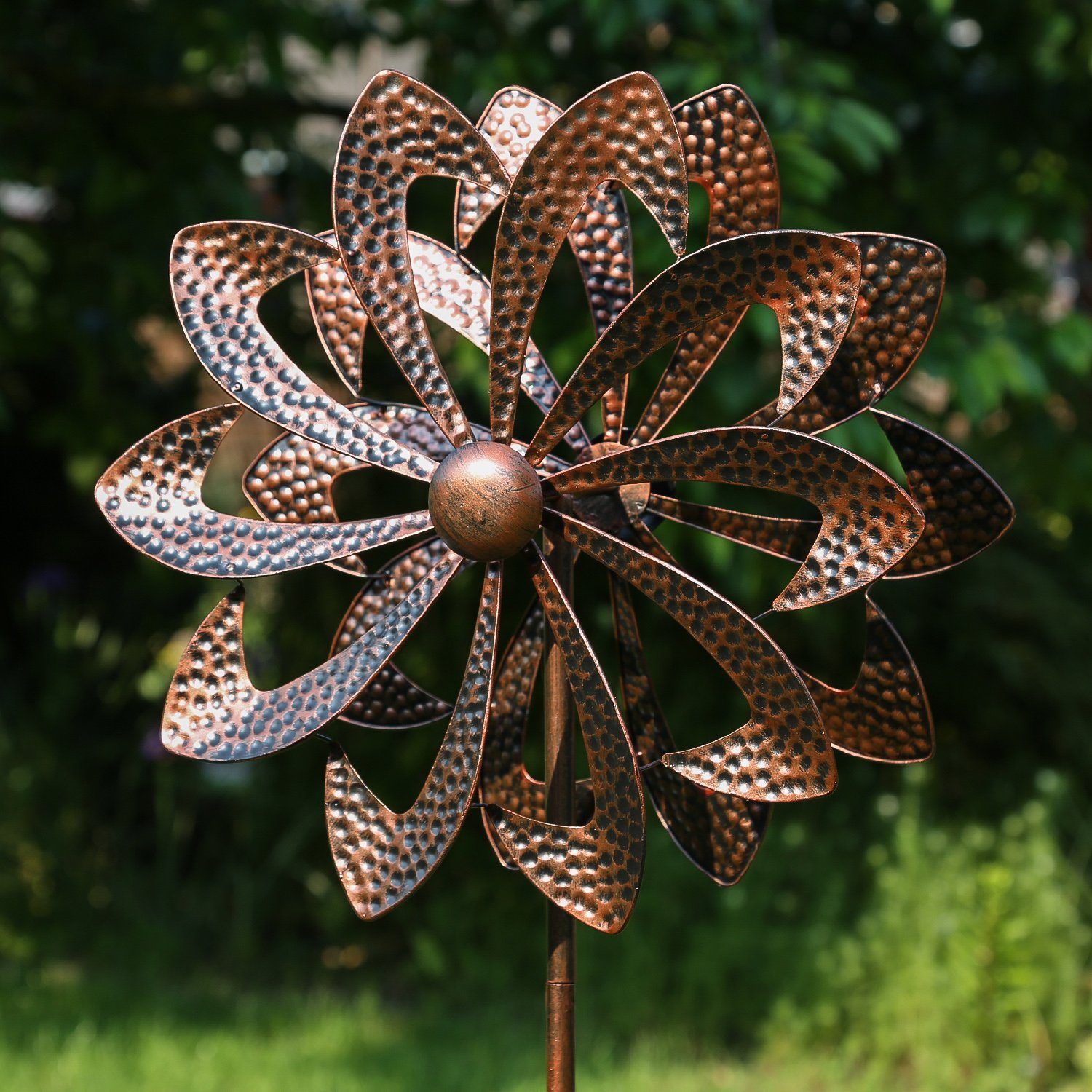 MARELDA Deko-Wndrad Doppel Wndrad ANTK Gartendeko Metall H: 140cm