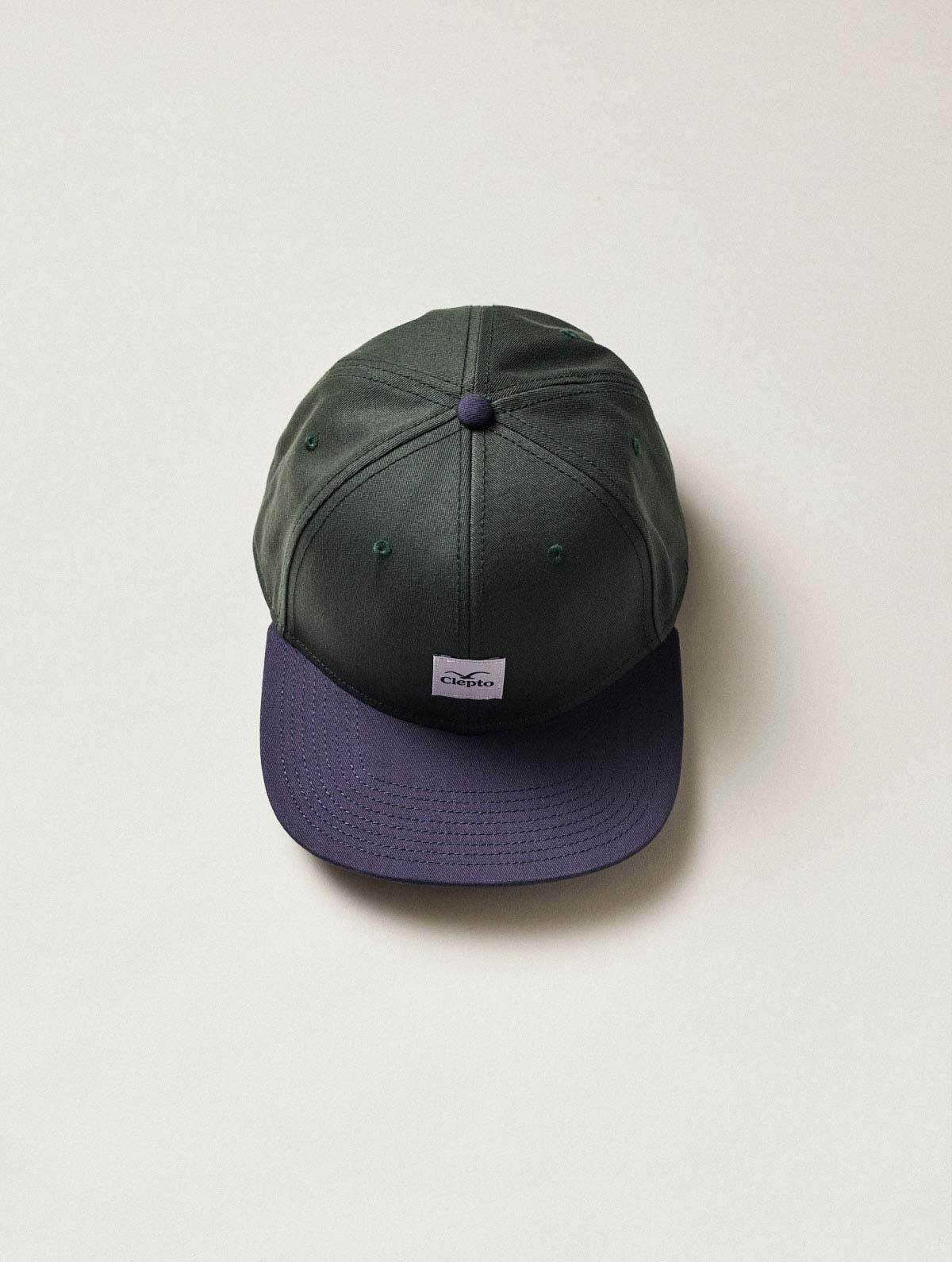 Cleptomanicx Baseball Stil im 6-Panel Cap klassischen Badger grün