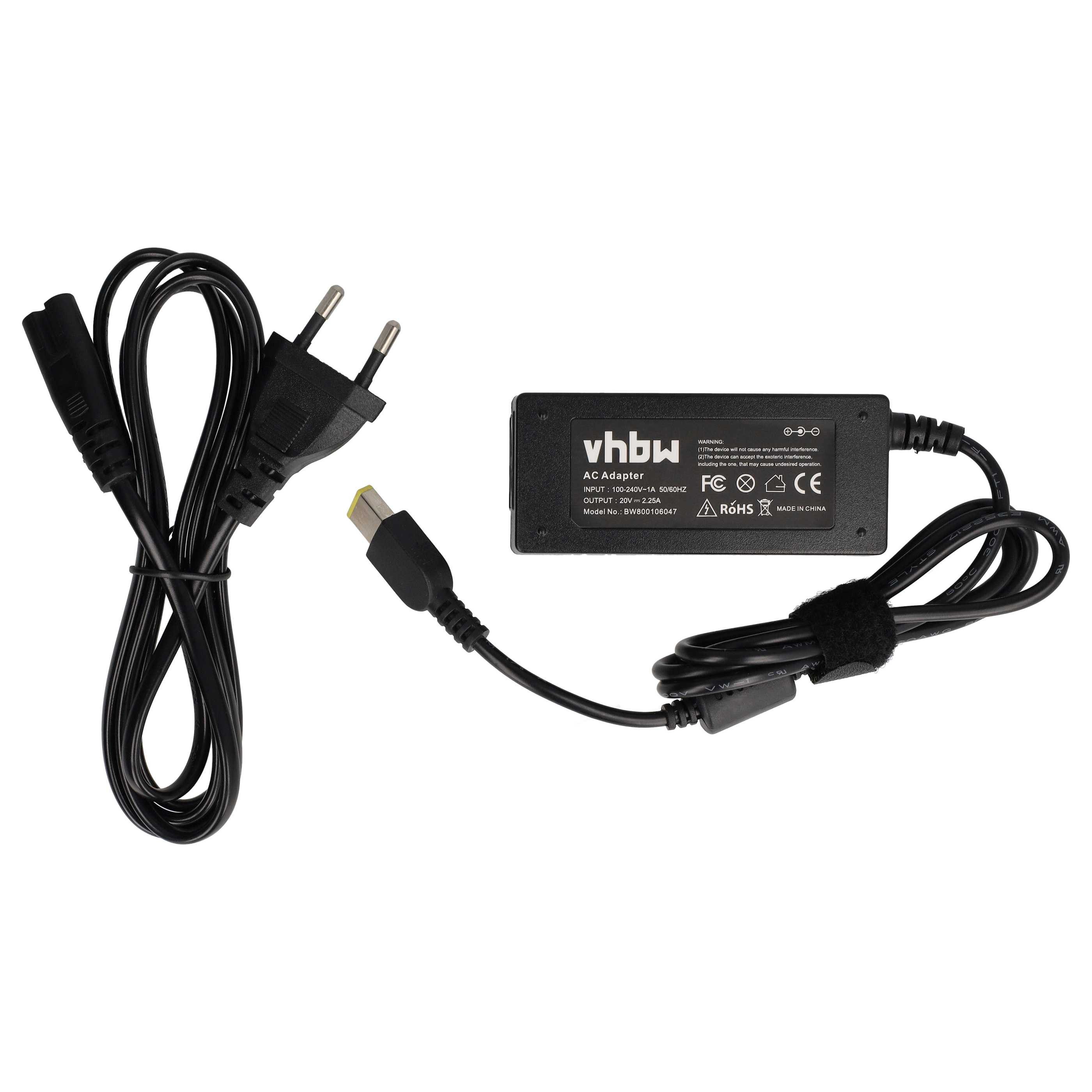 vhbw Netzteil Ersatz für Lenovo 45N0290, 45N0293, 36200280, 45N0294, Notebook-Ladegerät