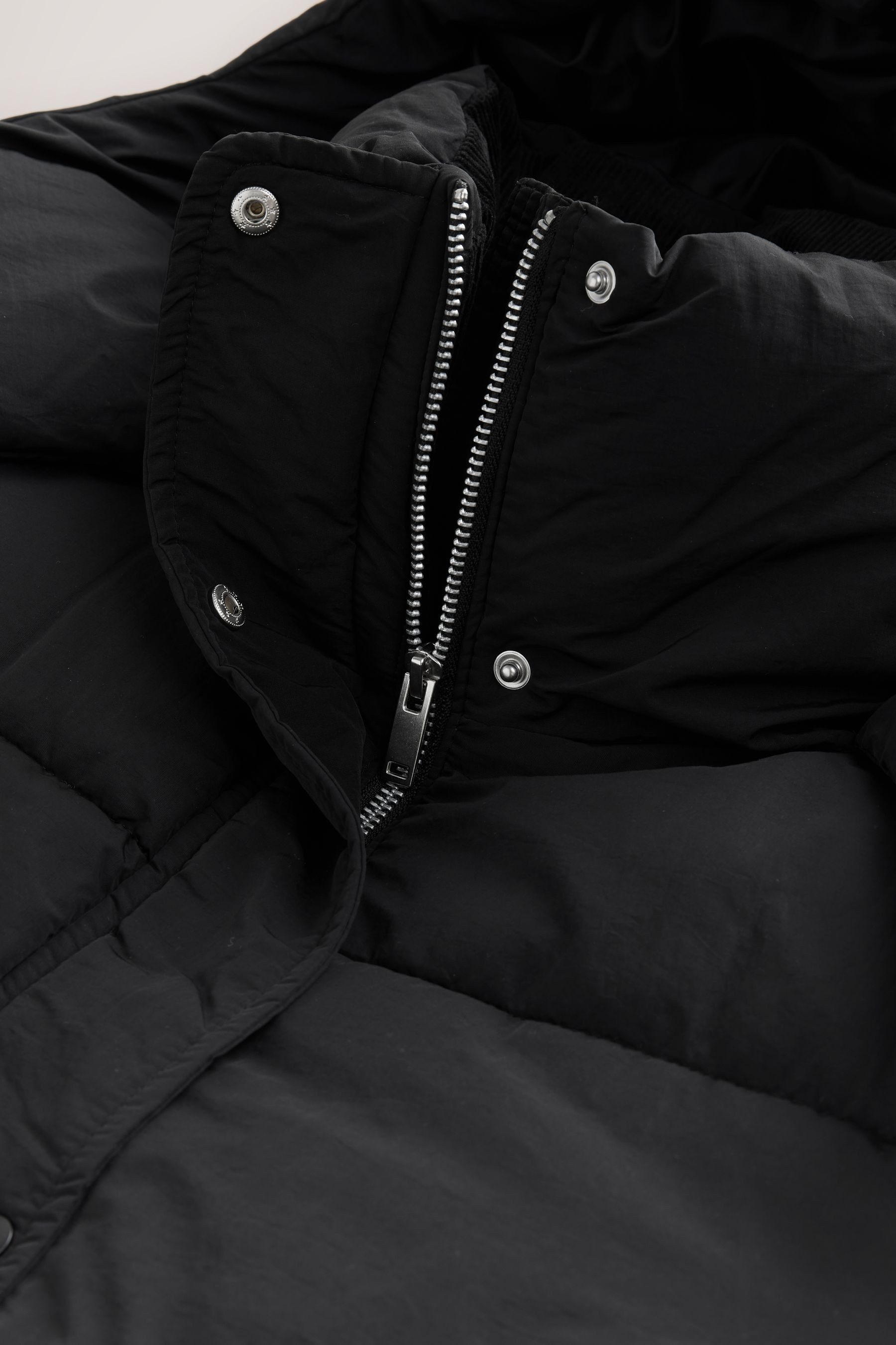 Next Steppmantel Langer wattierter Mantel (1-tlg)