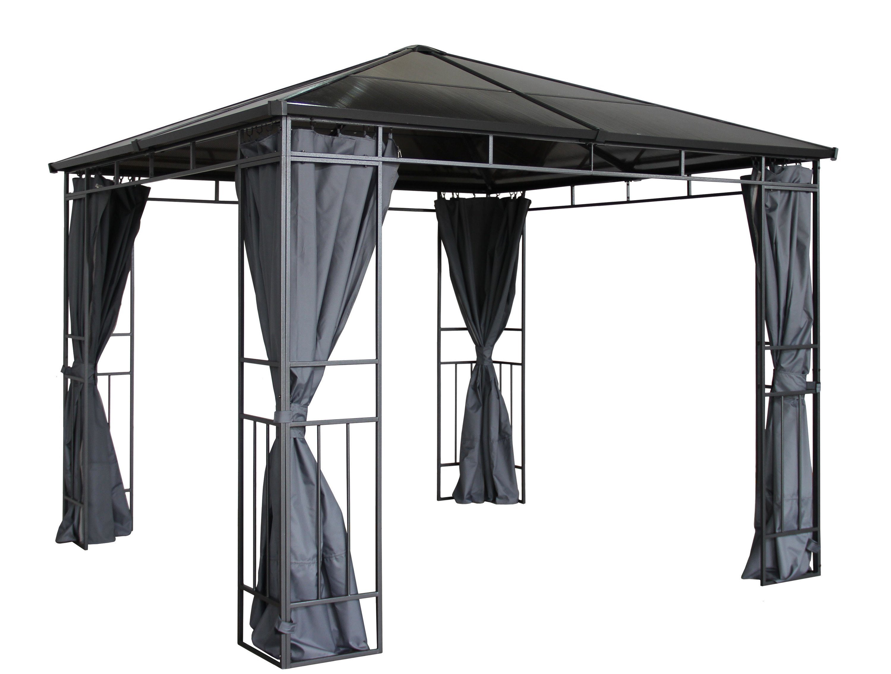 Grasekamp Pavillon Hardtop Pavillon Limone 3x3m günstig online kaufen