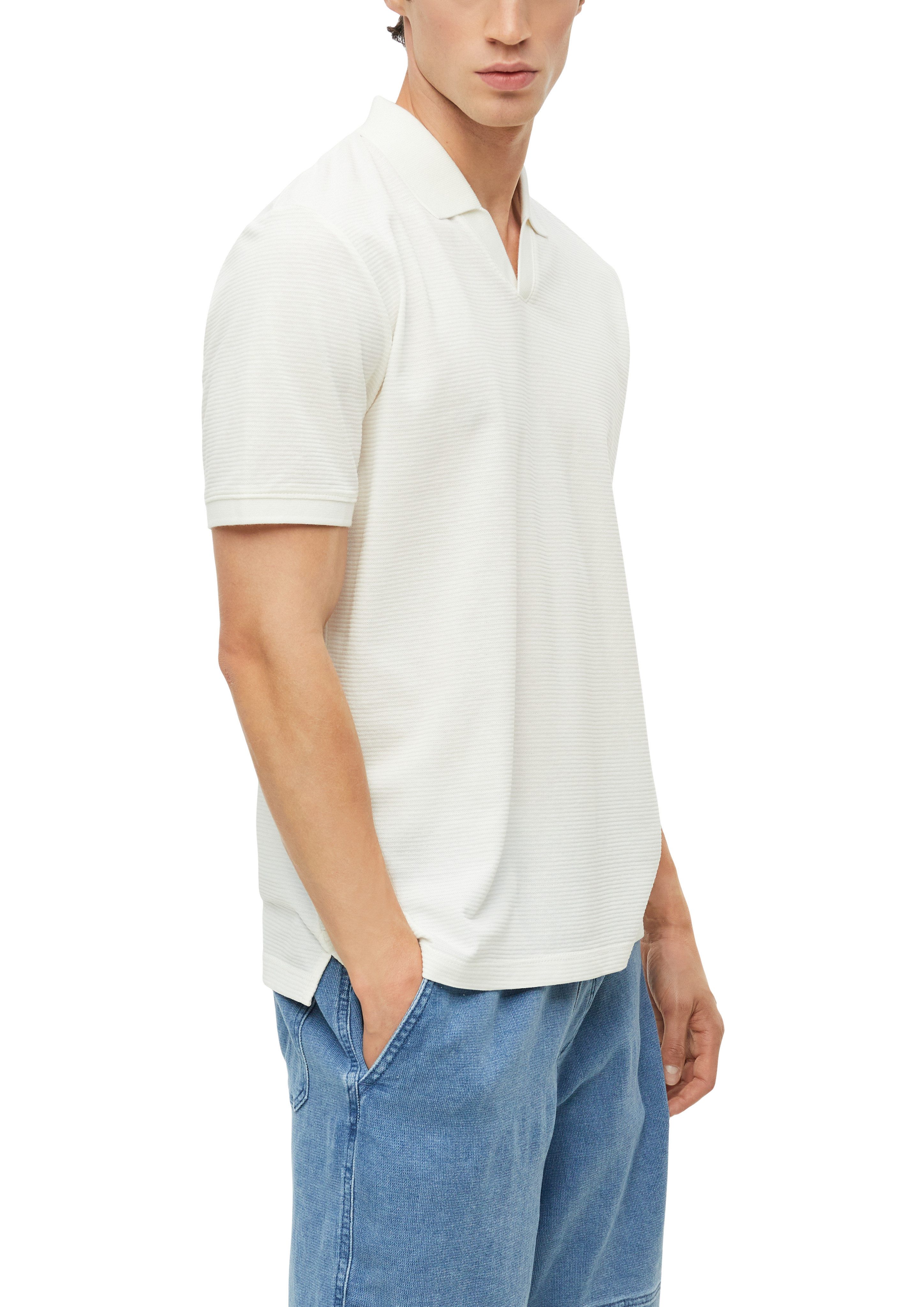 s.Oliver Poloshirt Sommer-Polo in Struktur-Optik – Bild 2 von 4