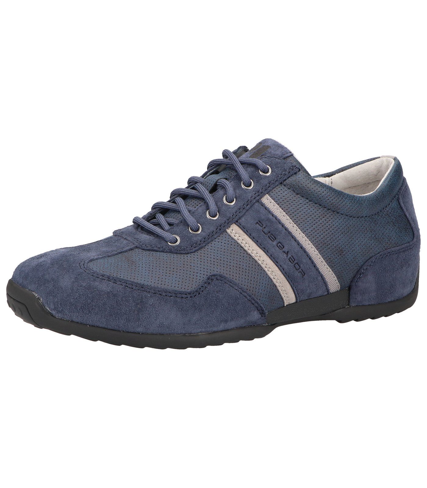 Pius Gabor Sneaker Blau Veloursleder/Synthetik Sneaker Grau