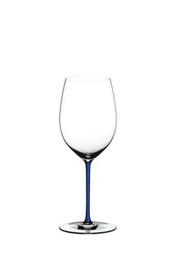 RIEDEL THE WINE GLASS COMPANY Champagnerglas Riedel Fatto A Mano Cabernet/Merlot Dunkelblau, Glas