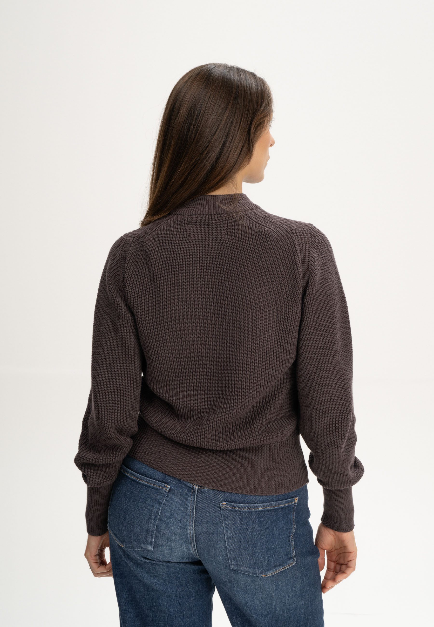 MELA Strickpullover Strickpullover Style RIYA Rippbündchen