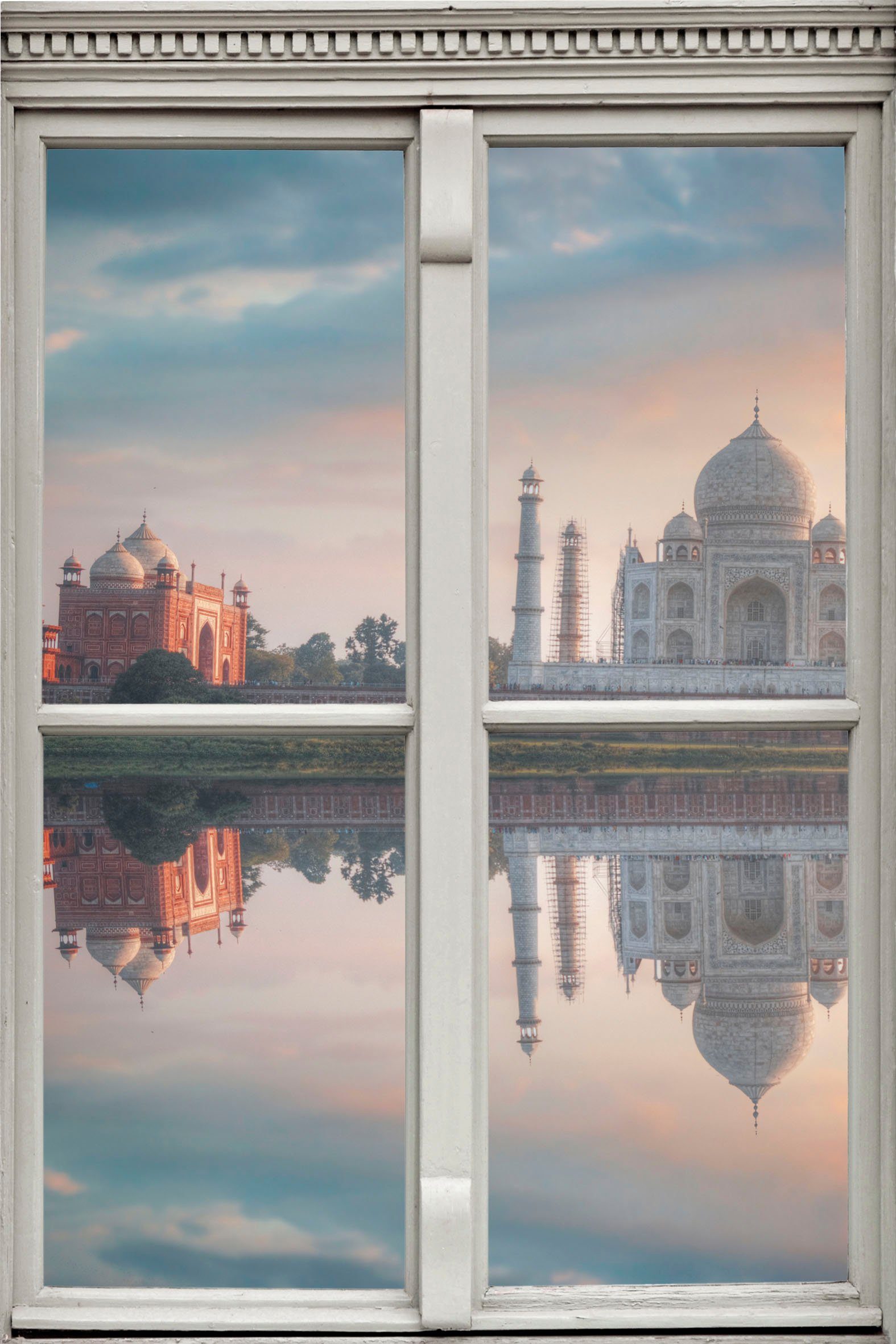 queence Wandsticker Taj Mahal