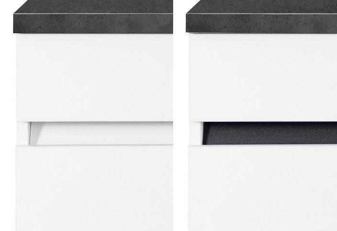 OPTIFIT Winkelküche Roth, mit E-Geräten, x | Stellbreite cm weiß weiß/weiß-anthrazit 210 175