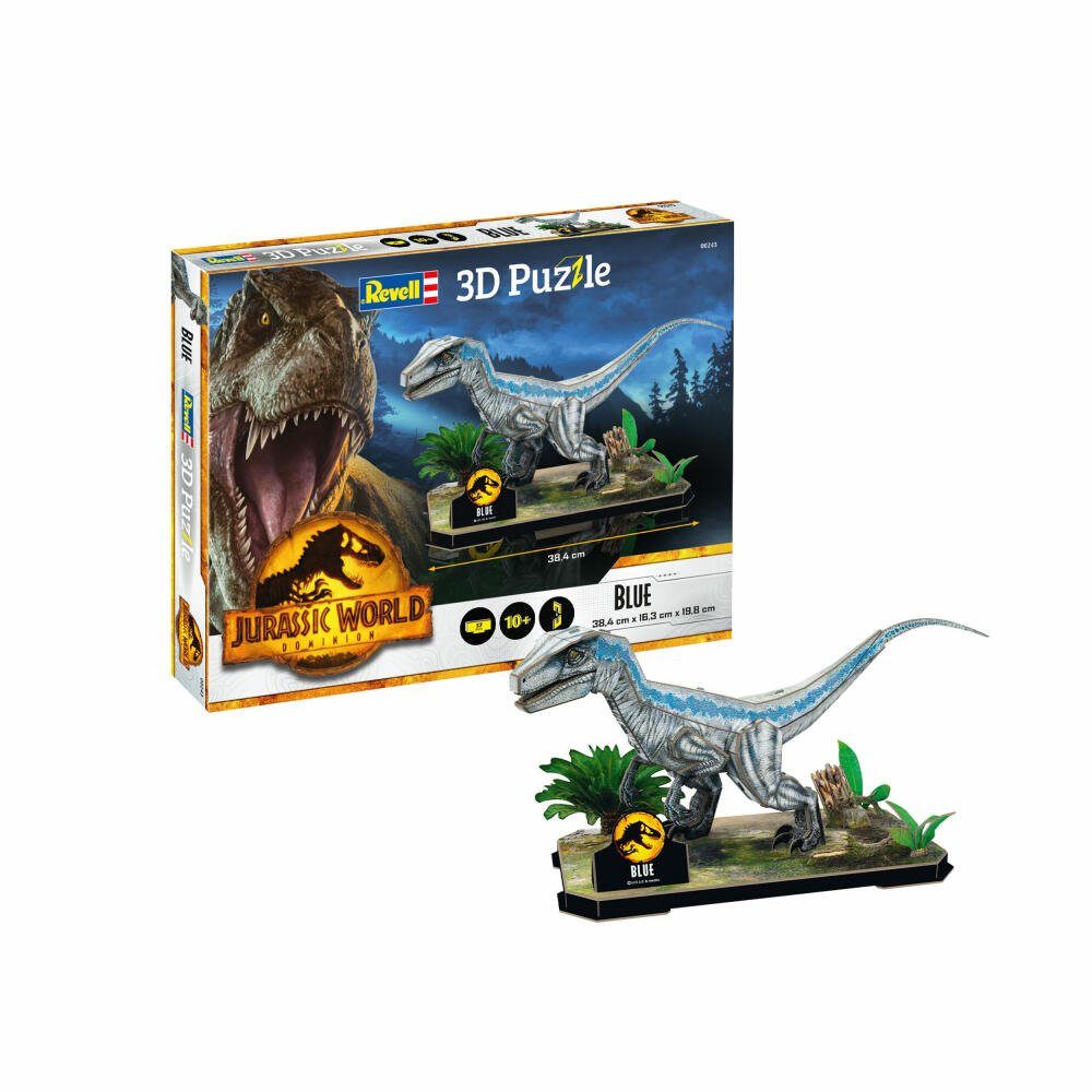 Revell® 3D-Puzzle Jurassic World Dominion Blue, 58 Puzzleteile