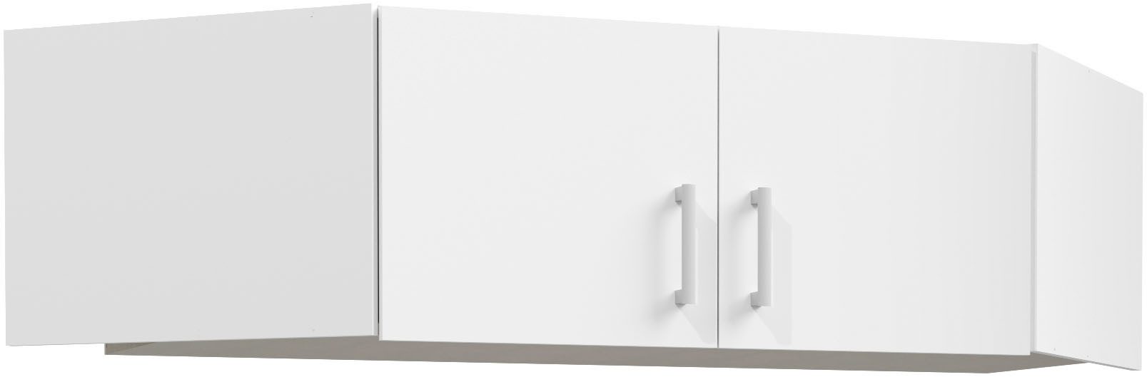 FORTE Schrankaufsatz, großer Eckschrankaufsatz, 2 Türen, optimale Raumnutzung