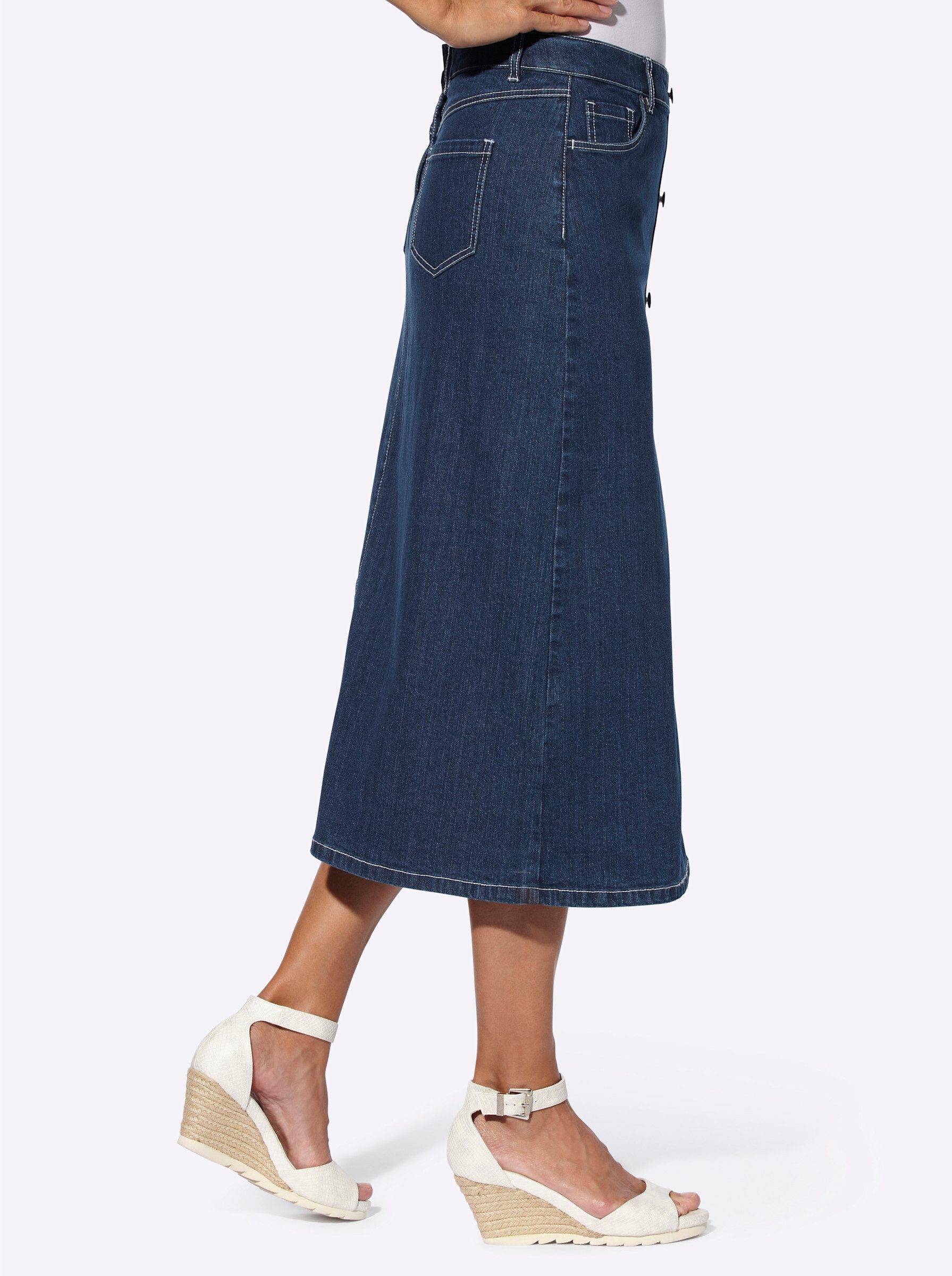 Witt A-Linien-Rock Jeans-Rock