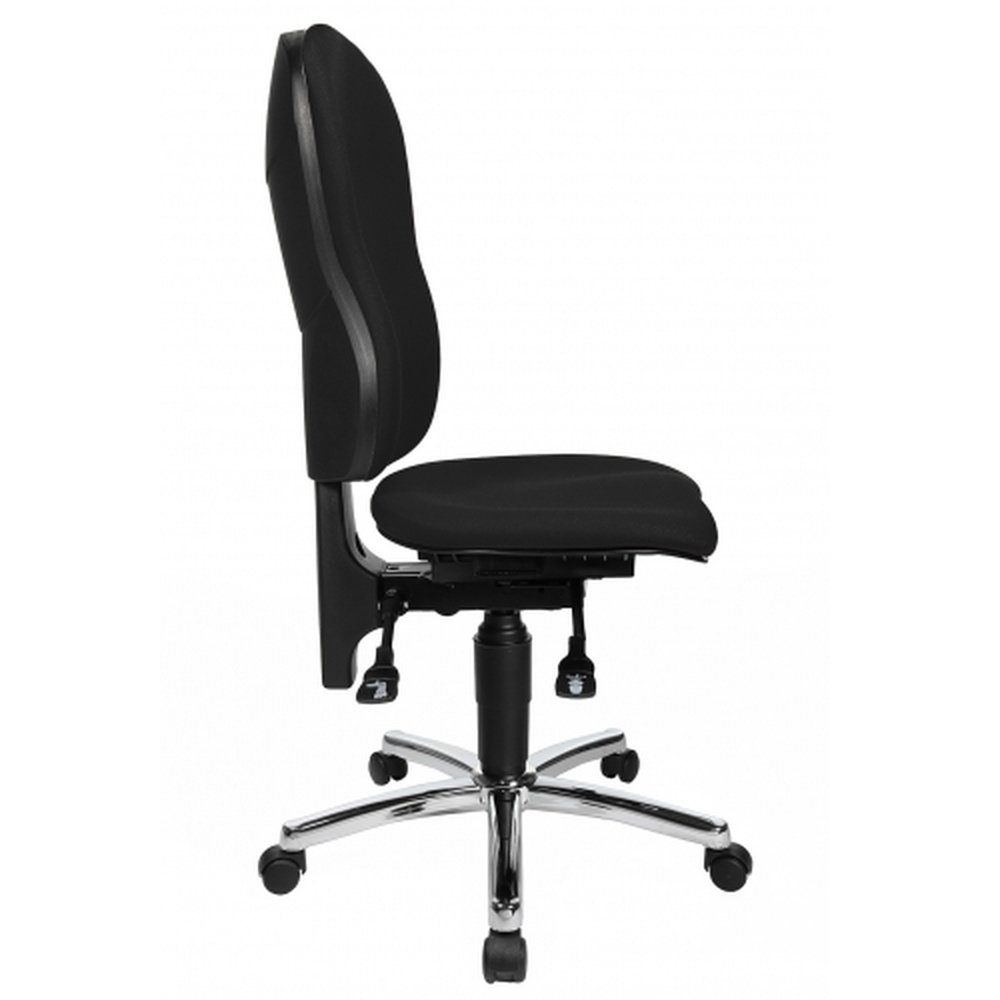 Drehstuhl Armlehnen Schwarz Bürostuhl (1 ohne Stoff ergonomisch TOPSTAR Schreibtischstuhl SITNESS St), Profi