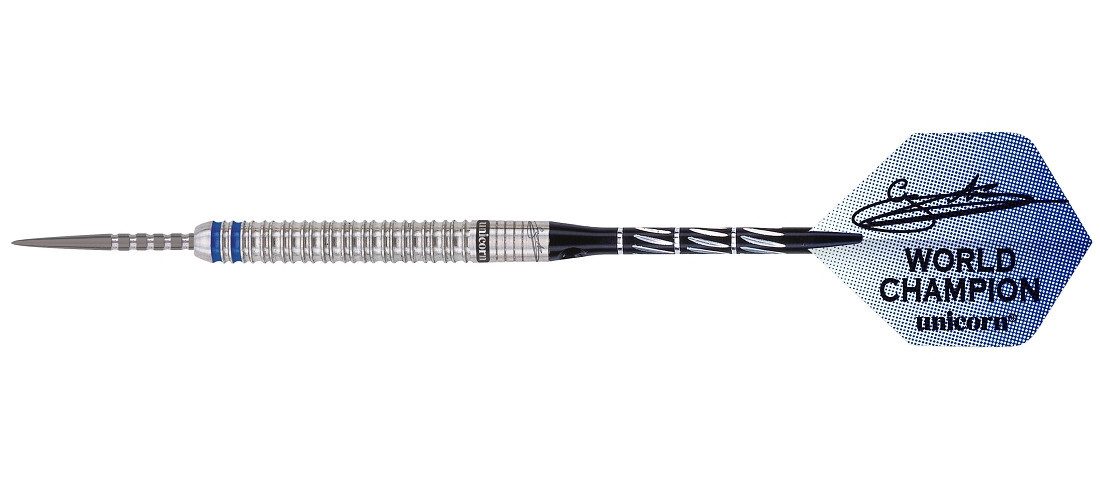 unicorn Dartpfeil Steeldart Unicorn Gary Anderson, Phase 3, 90% Tungsten, 23g., Silber