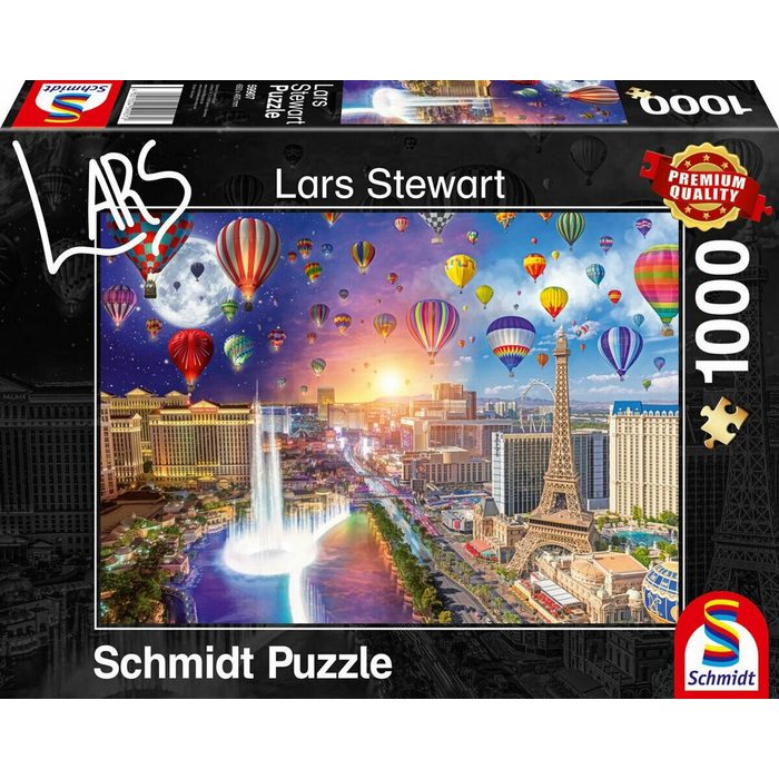 Schmidt Spiele Puzzle Las Vegas Night and Day 1000 Puzzleteile