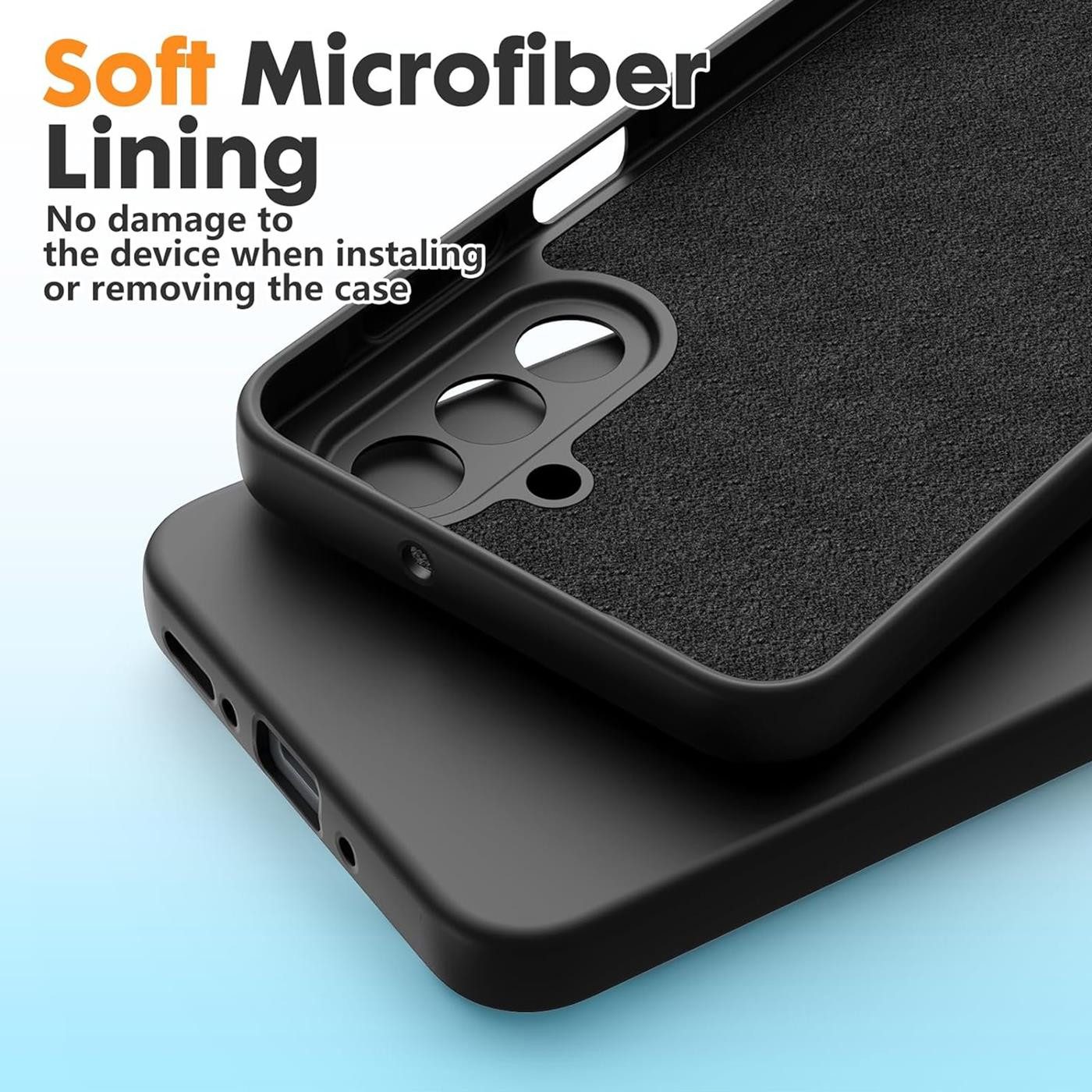 CoolGadget Handyhülle Silikon Colour Series Slim Case für Samsung Galaxy A17 5G 6,7 Zoll, Hülle weich Handy Cover für Samsung A17 5G Schutzhülle – Bild 4 von 5