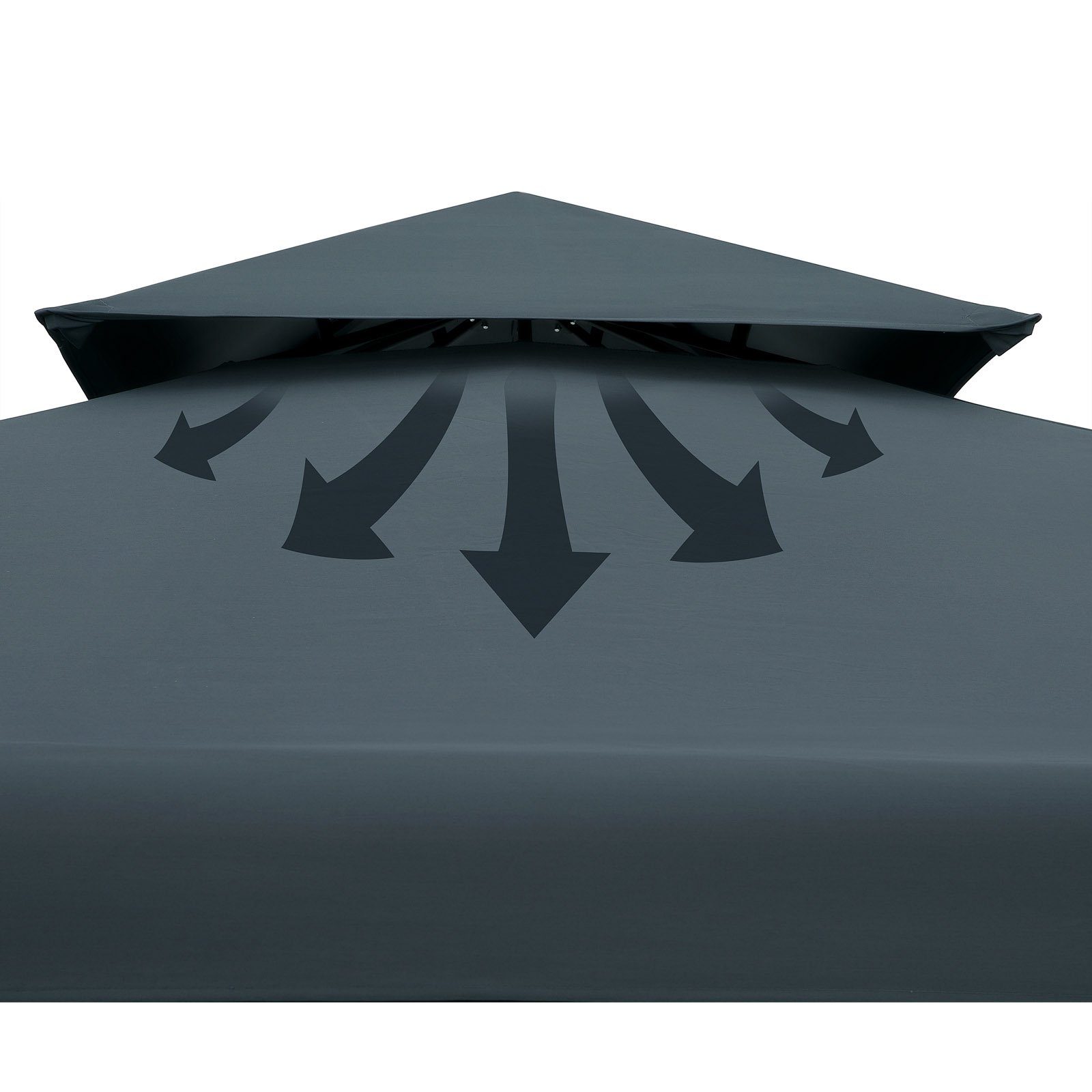 Thumbnail - Casaria Pavillon Lorca, 3x3m Farbwahl UV-Schutz 50+ Wasserabweisend Stabil Robust Metall mit