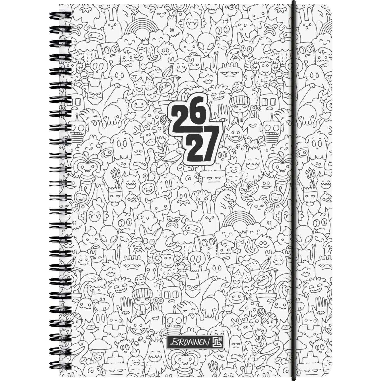 Baier & Schneider Schülerkalender Schülerkalender 2026/2027 "ZENart", A5, Kunststoff