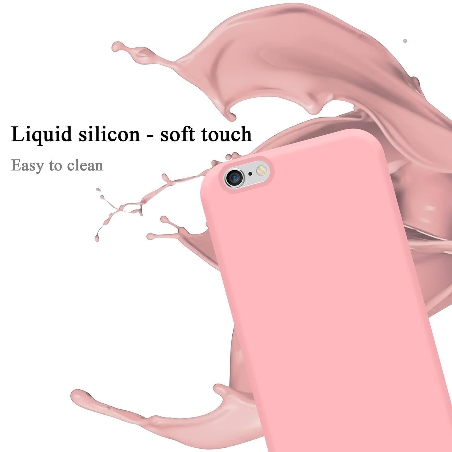 Cadorabo Handyhülle für iPhone 6 PLUS / 6S PLUS Hülle Apple iPhone 6 PLUS / 6S PLUS, Flexible Hülle TPU Silikon Schutzhülle Back Cover Case