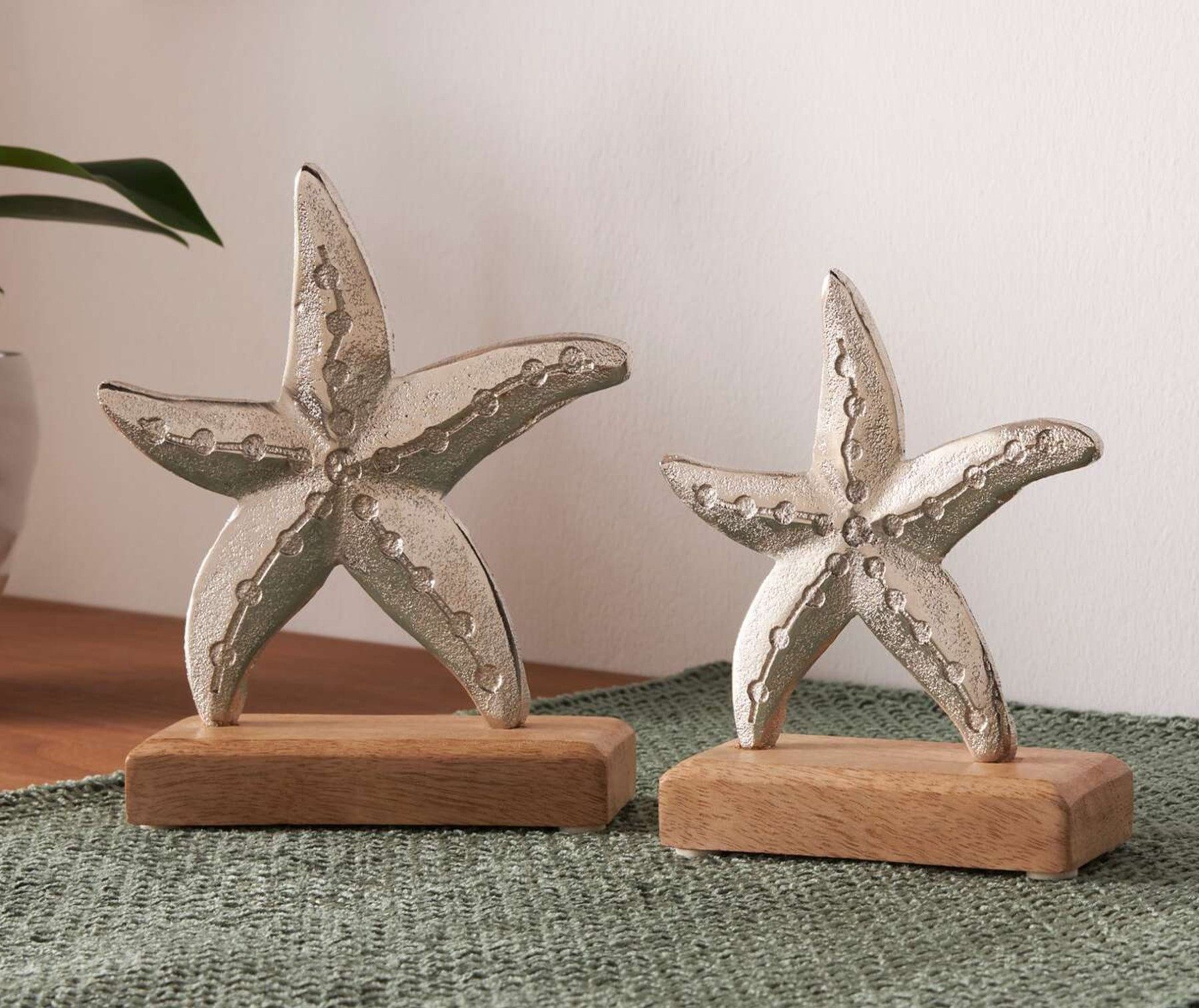 Dekoleidenschaft Dekofigur "Seestern" aus Aluminium, maritime Tischdeko, So günstig online kaufen