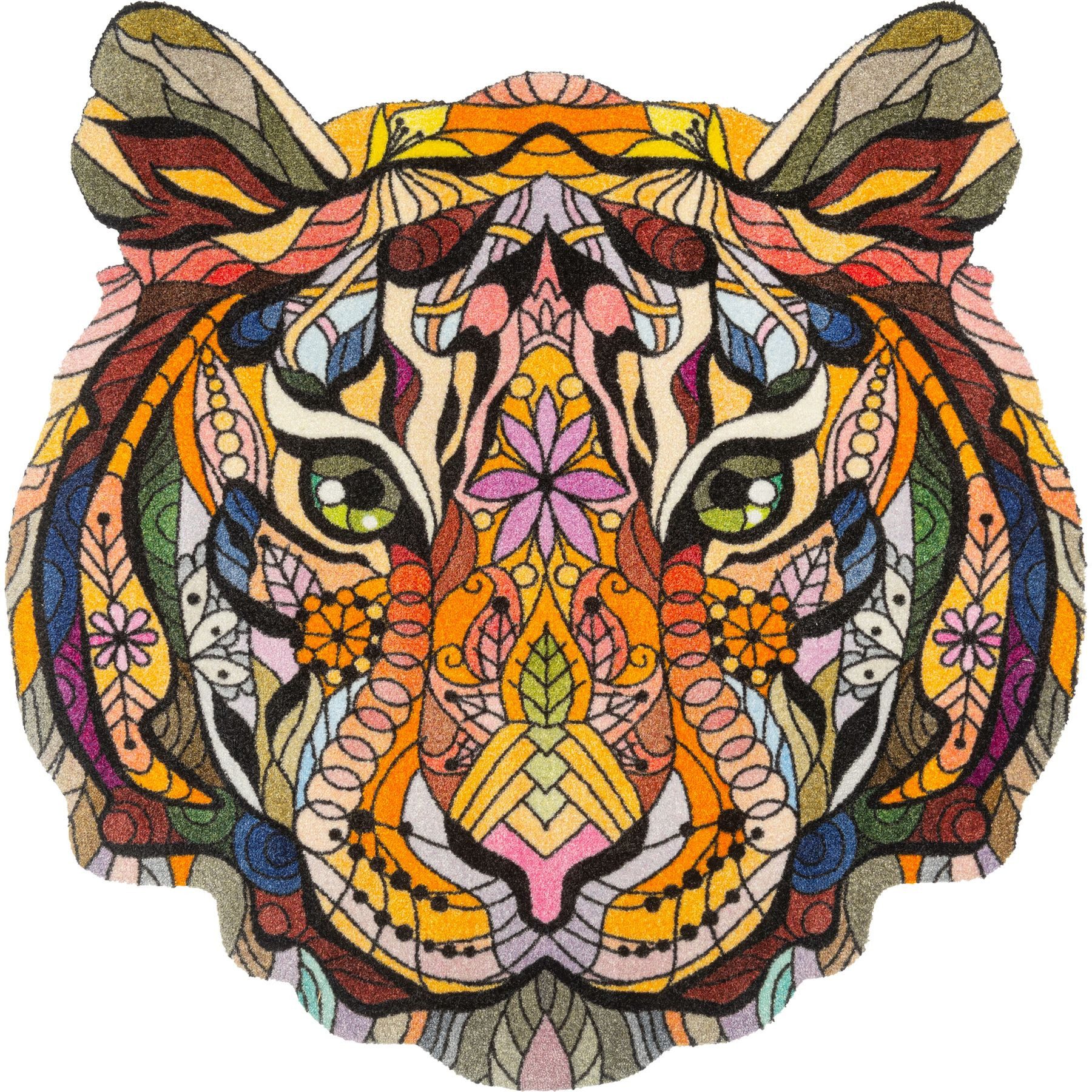 wash+dry by Kleen-Tex Baumteppich Fußmatte 90x90 Mystic Wilderness, special shape, Höhe: 900 mm