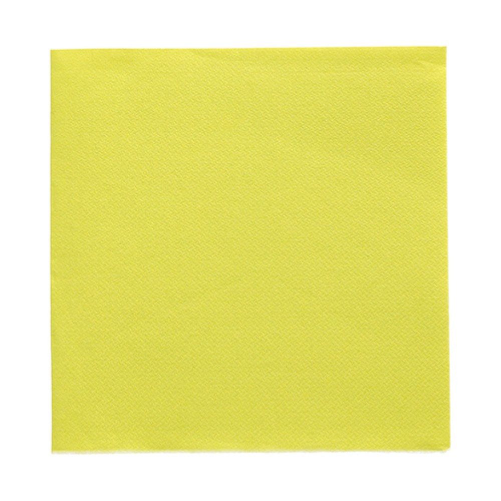 PAPSTAR Papierserviette 50 Servietten "DAILY Collection" 1/4-Falz 32 cm x 32 cm limonengrün