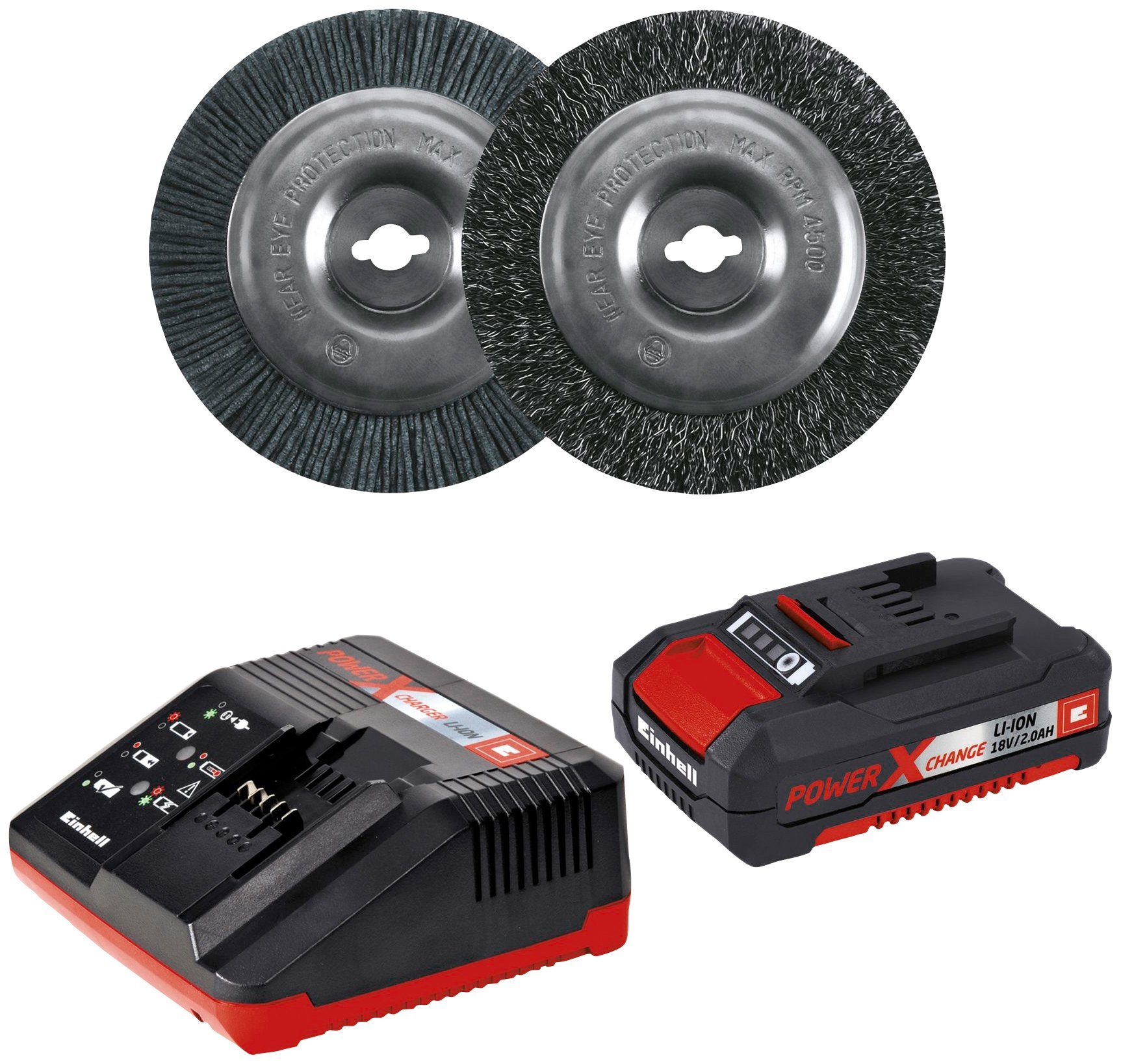 Einhell AkkuFugenbürste »GECC 18 Li Kit«, 10 cm Bürstendurchmesser