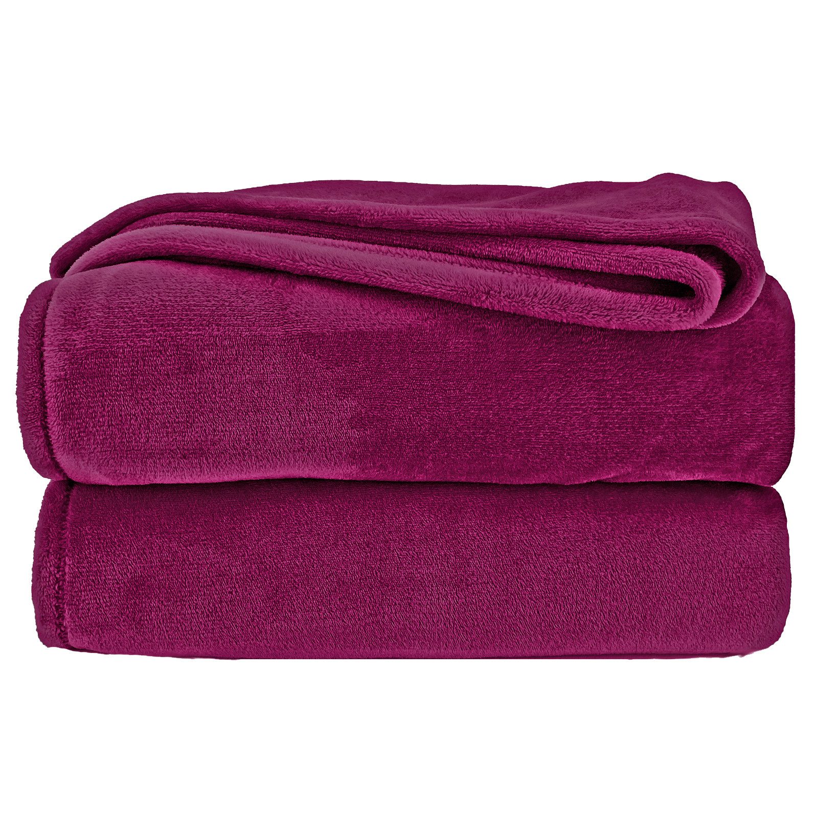 Wohndecke Premium Super Soft Flanell Kuscheldecke günstig online kaufen