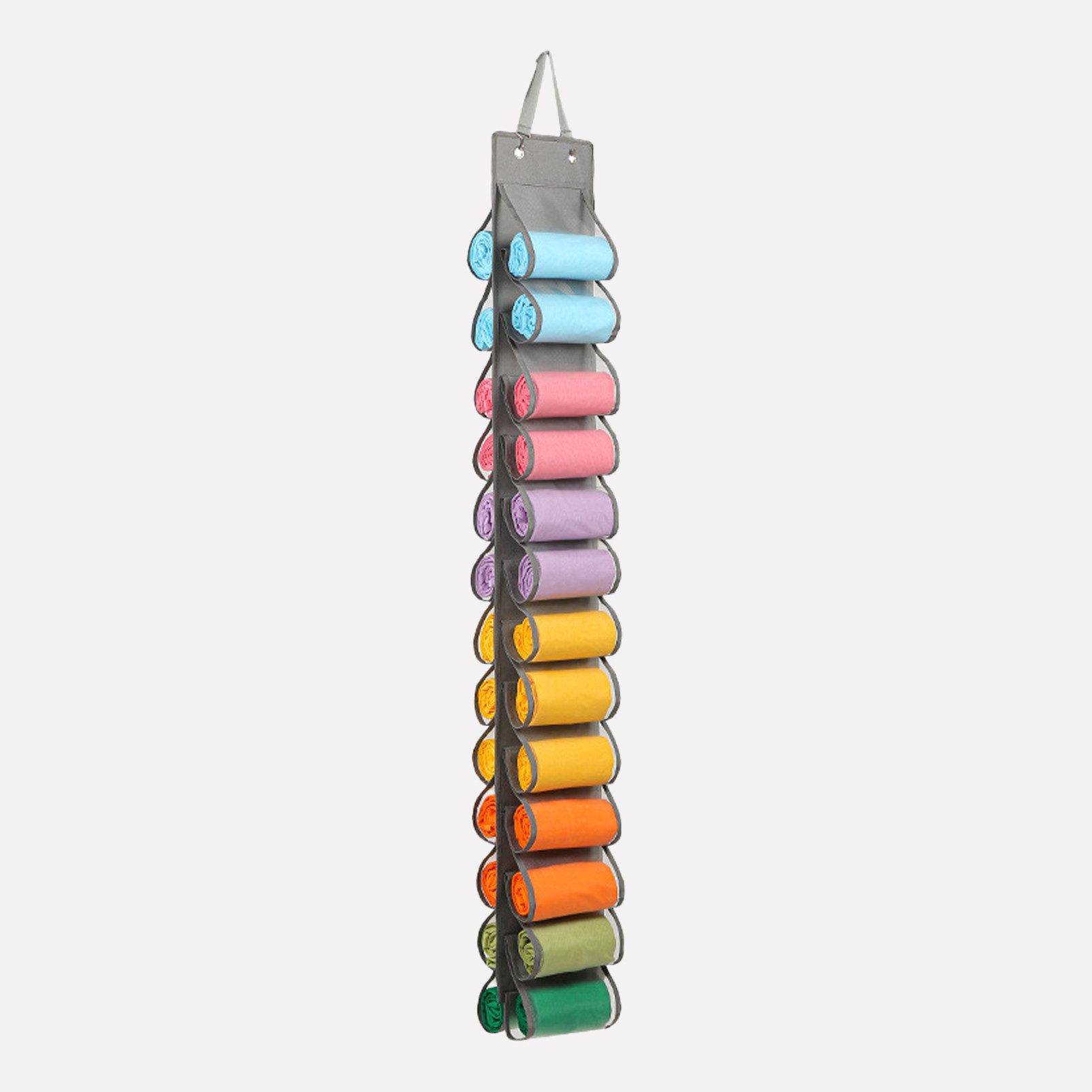 Jumpeak Hängeaufbewahrung kleiderschrank organizer, Hängeaufbewahrung, Aufbewahrungstasche, hängeregal stoff, hängeregal kleiderschrank, Grau