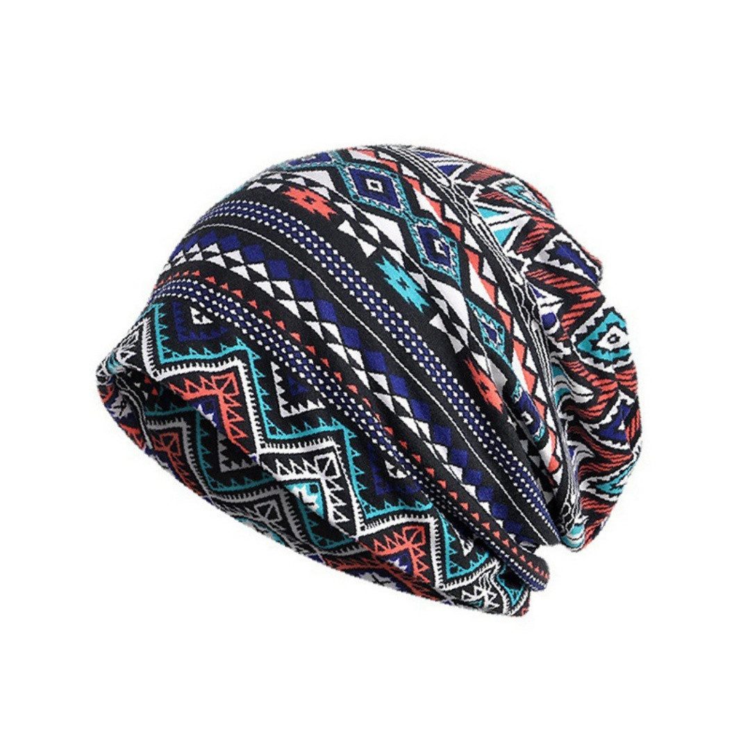 Strickmütze Damen Mütze Slouchy Kopfbedeckungen Kopf Boho Wraps