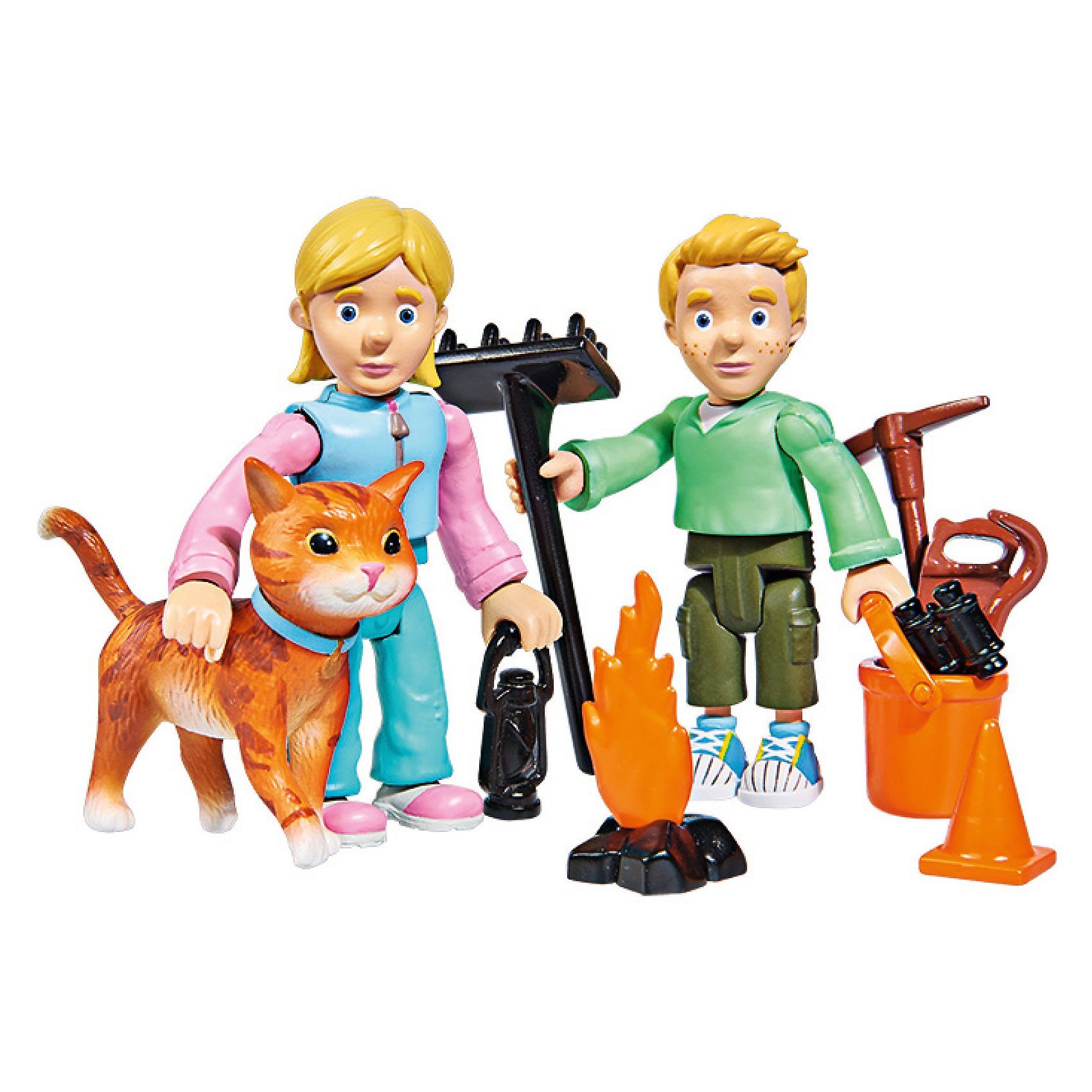 SIMBA Feuerwehrmann Sam - Figuren Doppelpack James+Lion ...