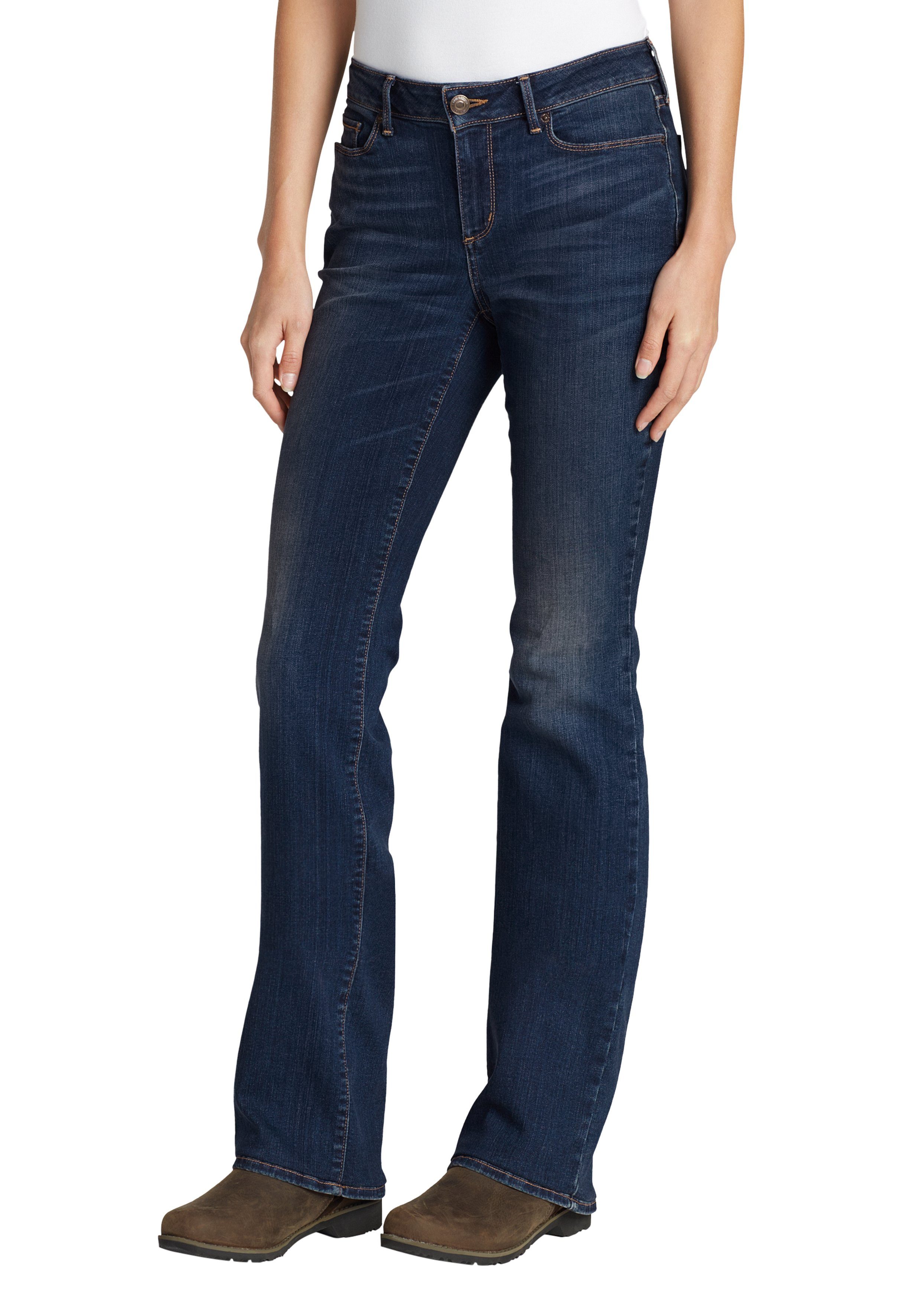 Eddie Bauer Stayshape Jeans Bootcut Slightly Curvy online kaufen OTTO