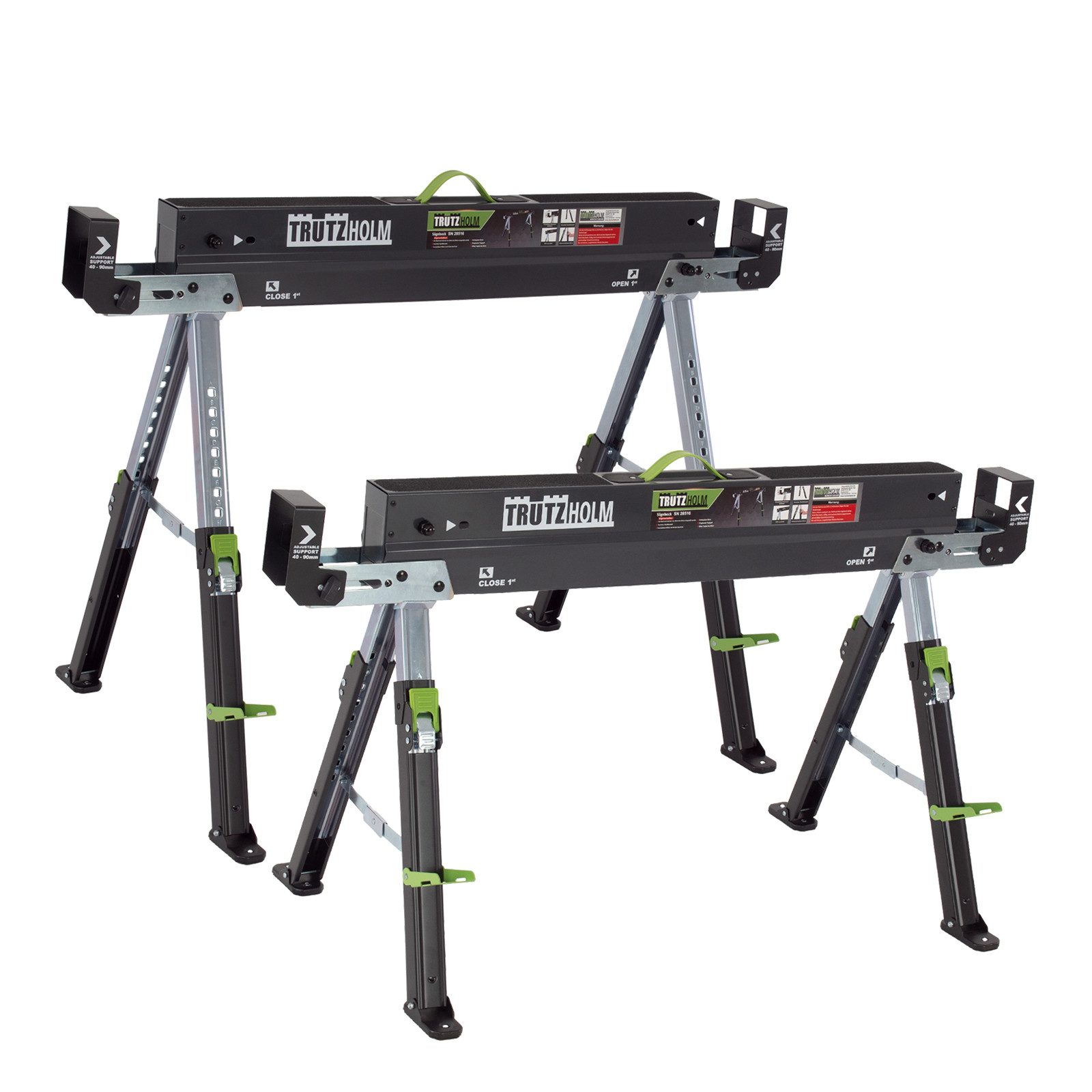 Sägebock 2.0 DELUXE Stahl Klappbock Arbeitsbock Werkbock Unterstellbock Bock
