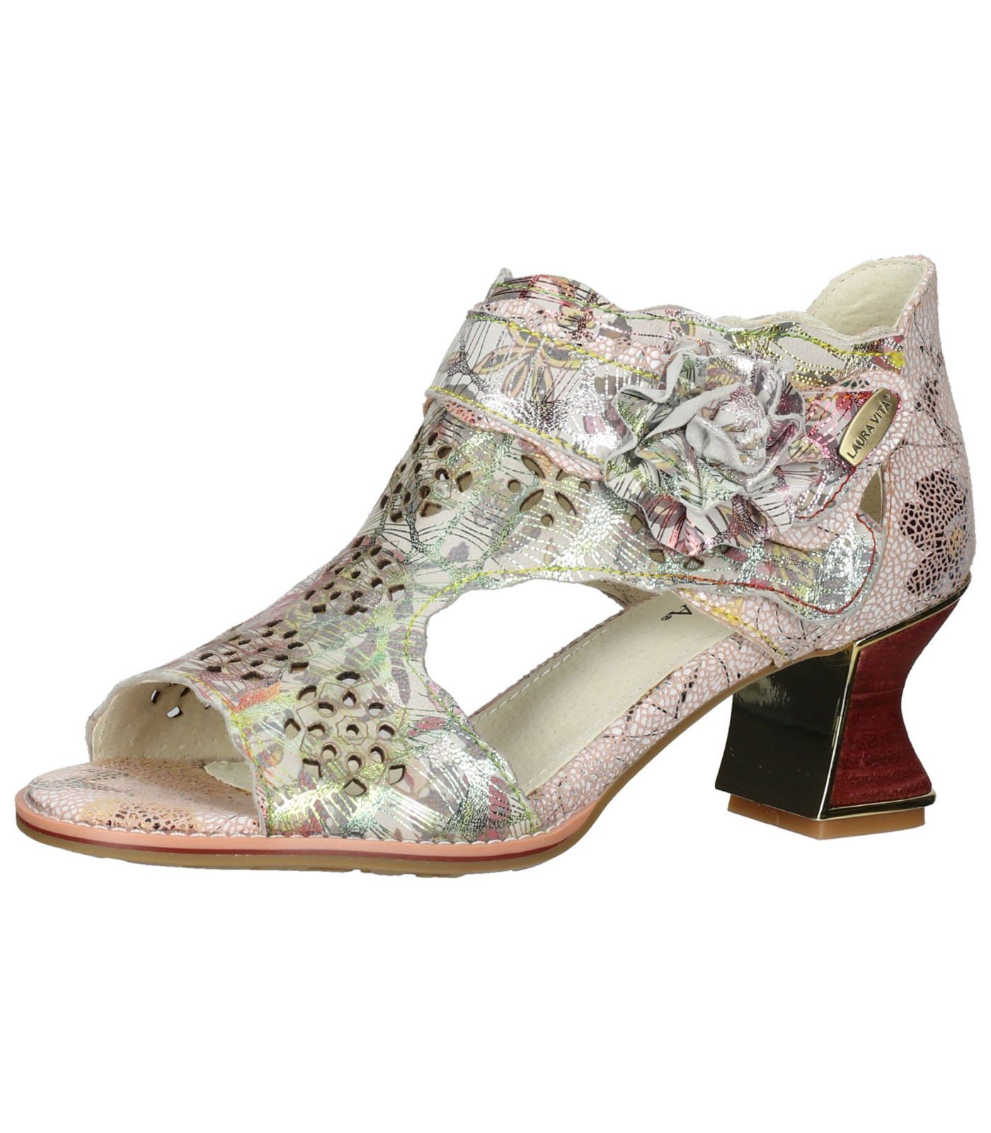 LAURA VITA Sandalen Leder/Textil Schaftsandalette