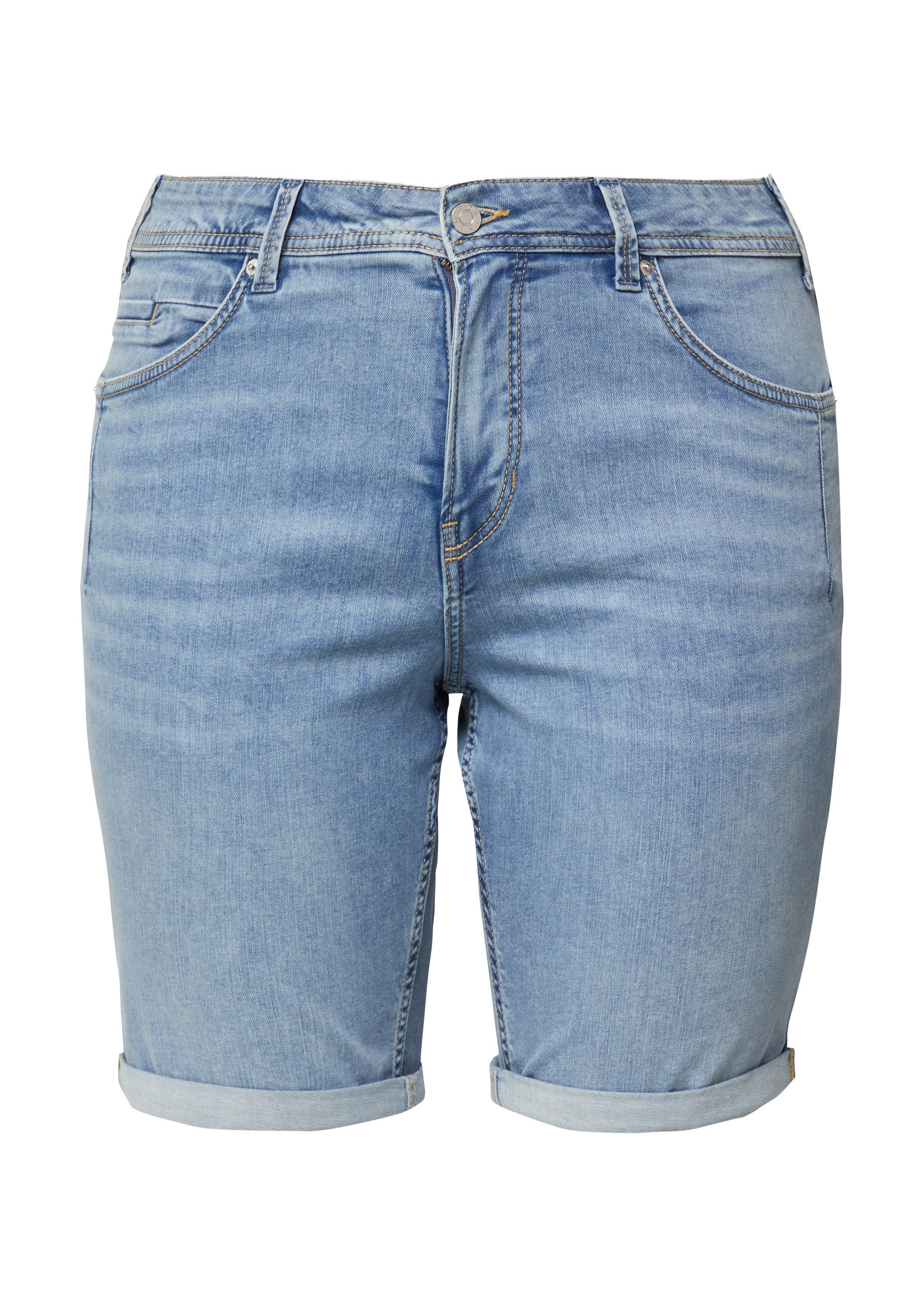 s.Oliver Jeansshorts Jeans-Hose Bermuda-Jeans / Slim Fit / Mid Rise