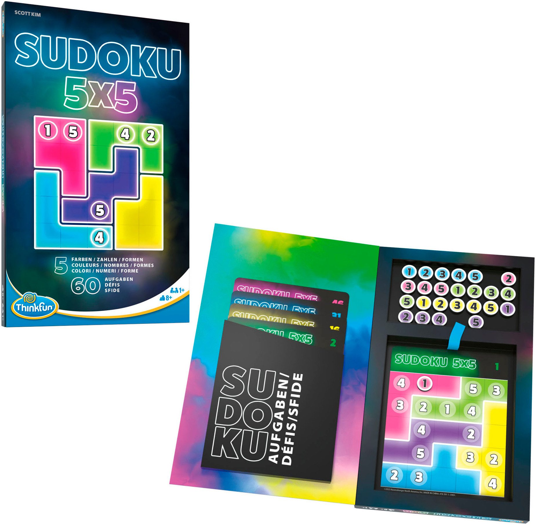 Thinkfun® Spiel Sudoku 5x5, Reisespiel