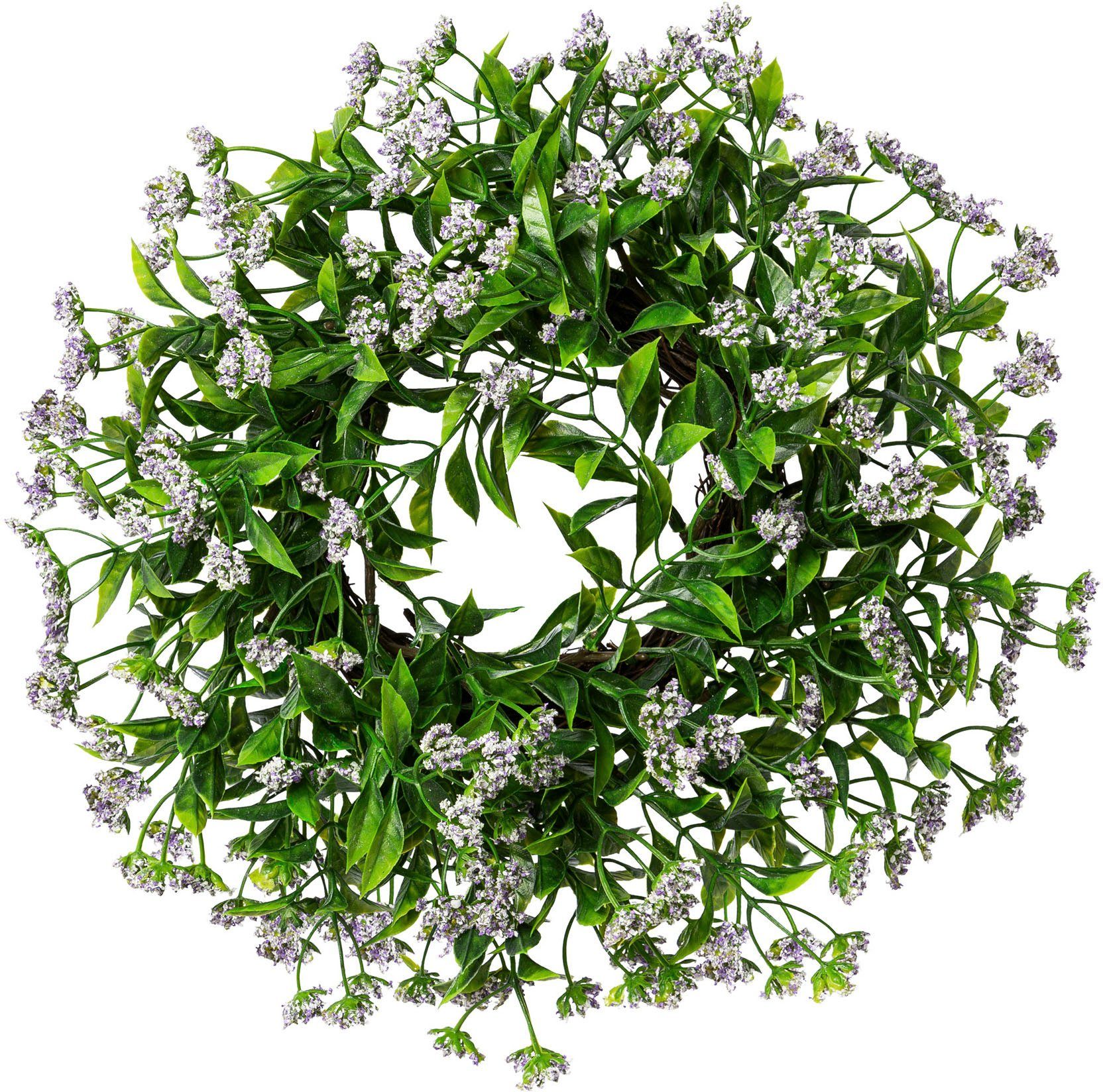 Kunstkranz Ruscus-Kranz, Creativ green, Höhe 10 günstig online kaufen