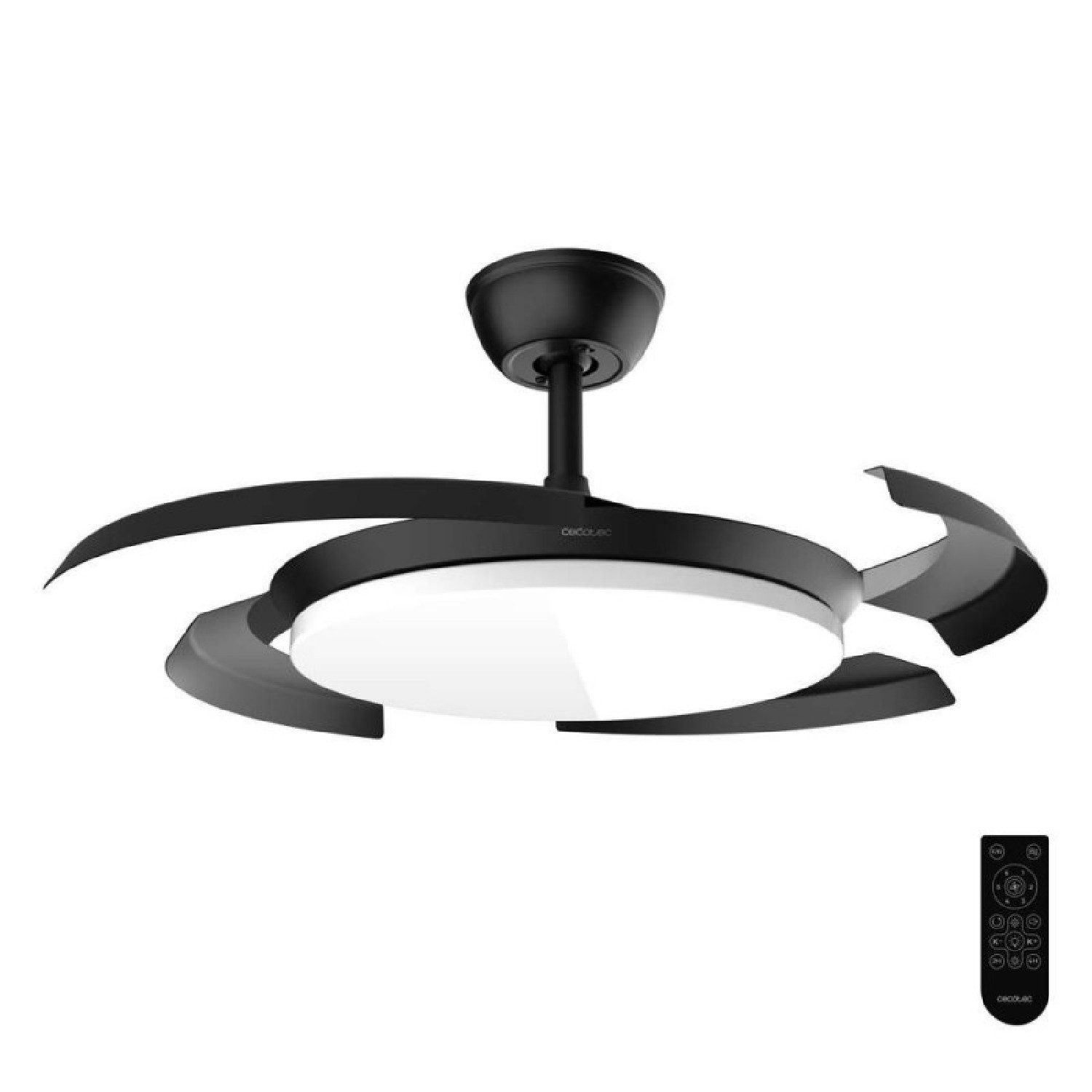 Cecotec Deckenventilator EnergySilence Aero 4500 Puzzle Invisible Black, EnergySilence Aero 4500 Puzzle Invisible Black