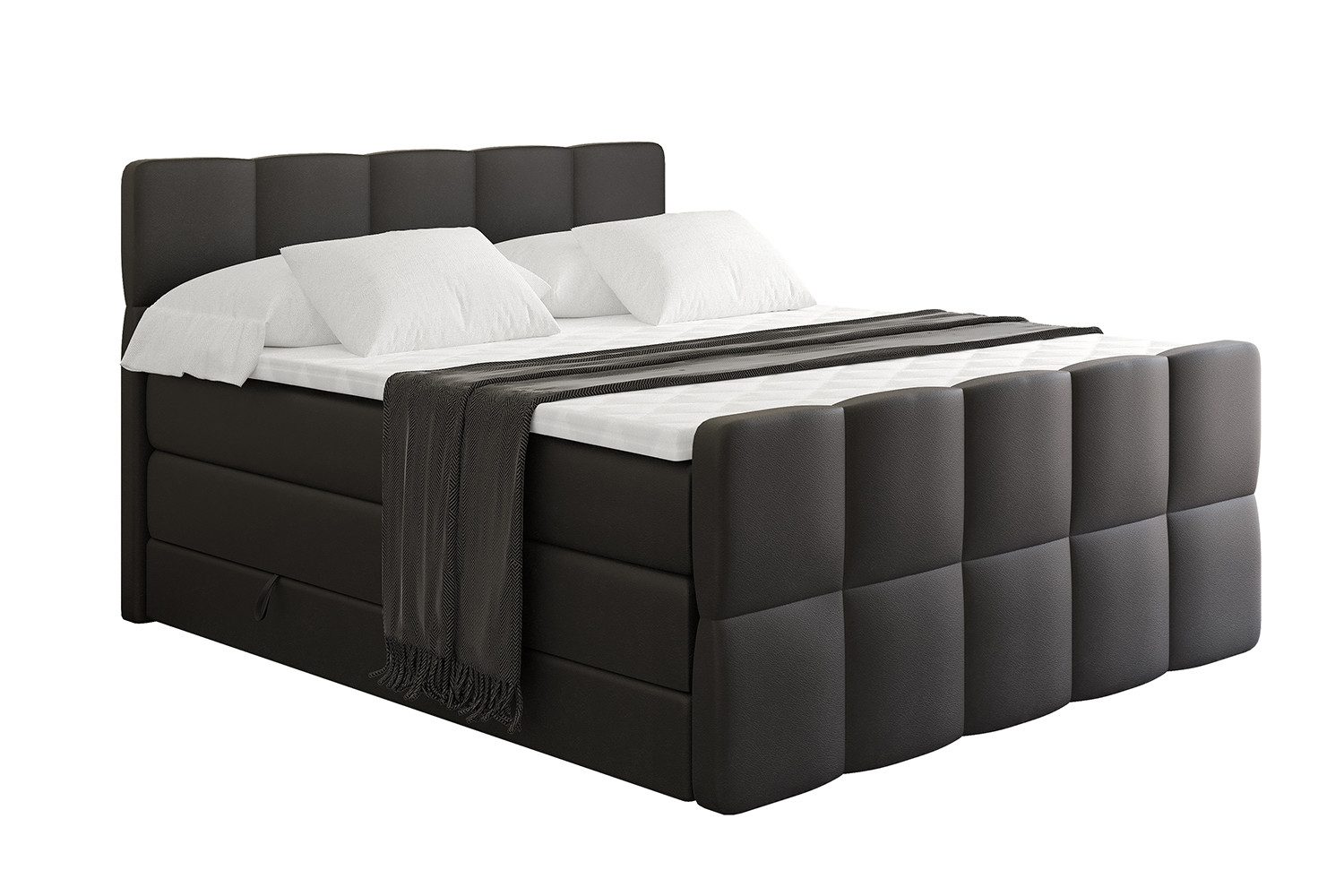 ALTDECOR Boxspringbett LIRO-Z KING (Multipocket-Matratze H4, H3 Matratze Bo günstig online kaufen