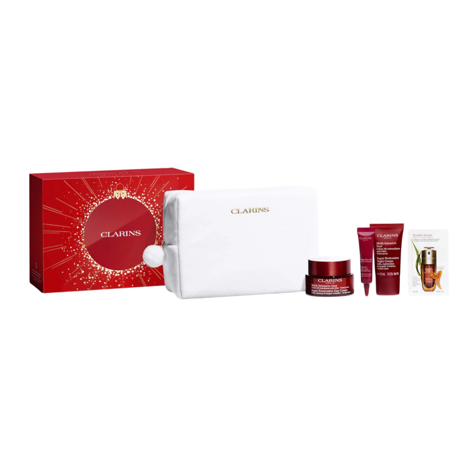 Clarins Gesichtspflege-Set Multi-Intensive X-MAS-Set 2025, 5-tlg.