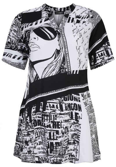 Doris Streich Longbluse Longbluse Grafik-Print