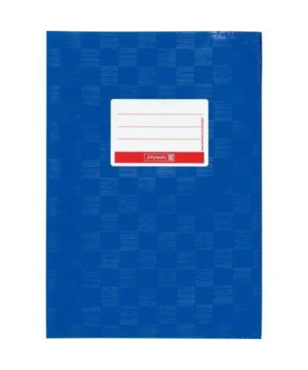 BRUNNEN Schulheft Brunnen Heftumschlag A5, Mit Namensschild und Strukturprägung