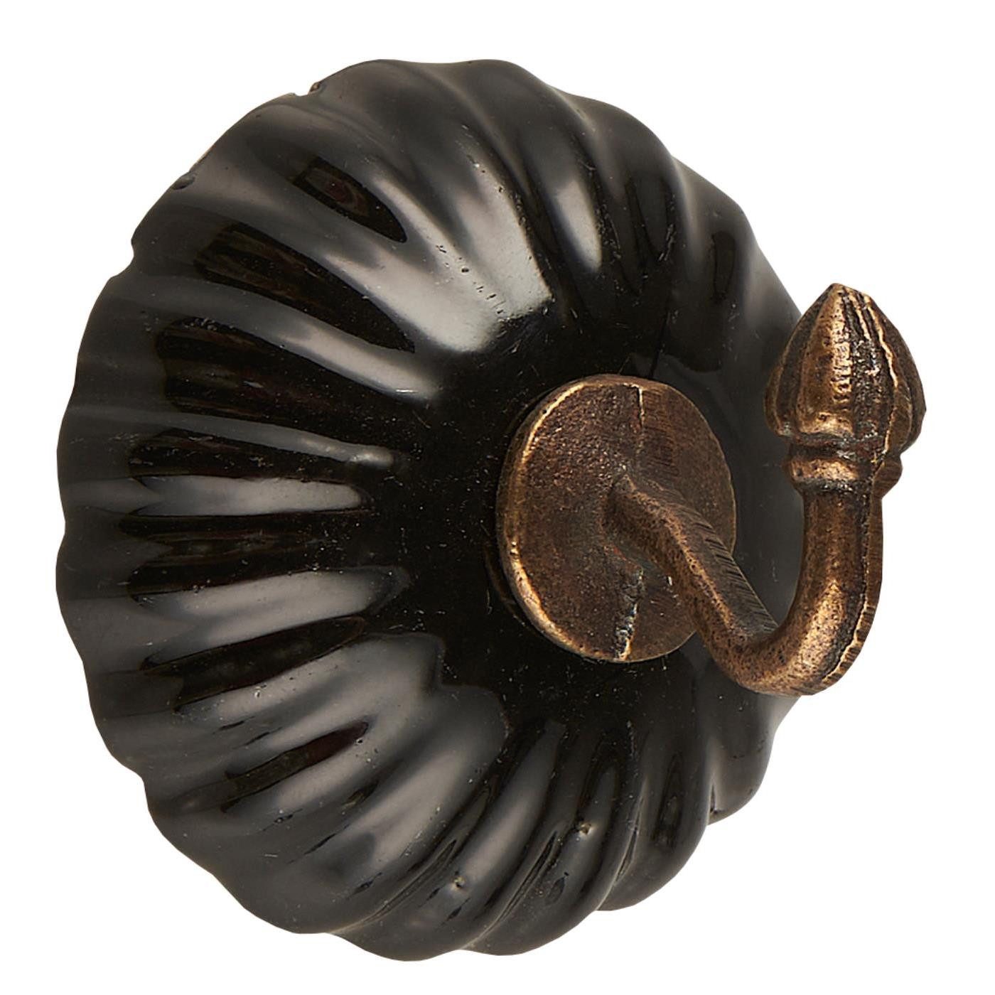 Ib Laursen Настенные крючки Einzelhaken Haken Настенные крючки Metall/Keramik Ø5cm, Все Zimmer, Einzelhaken Keramik, Настенные крючки Vintage, Шкафыhaken Metall