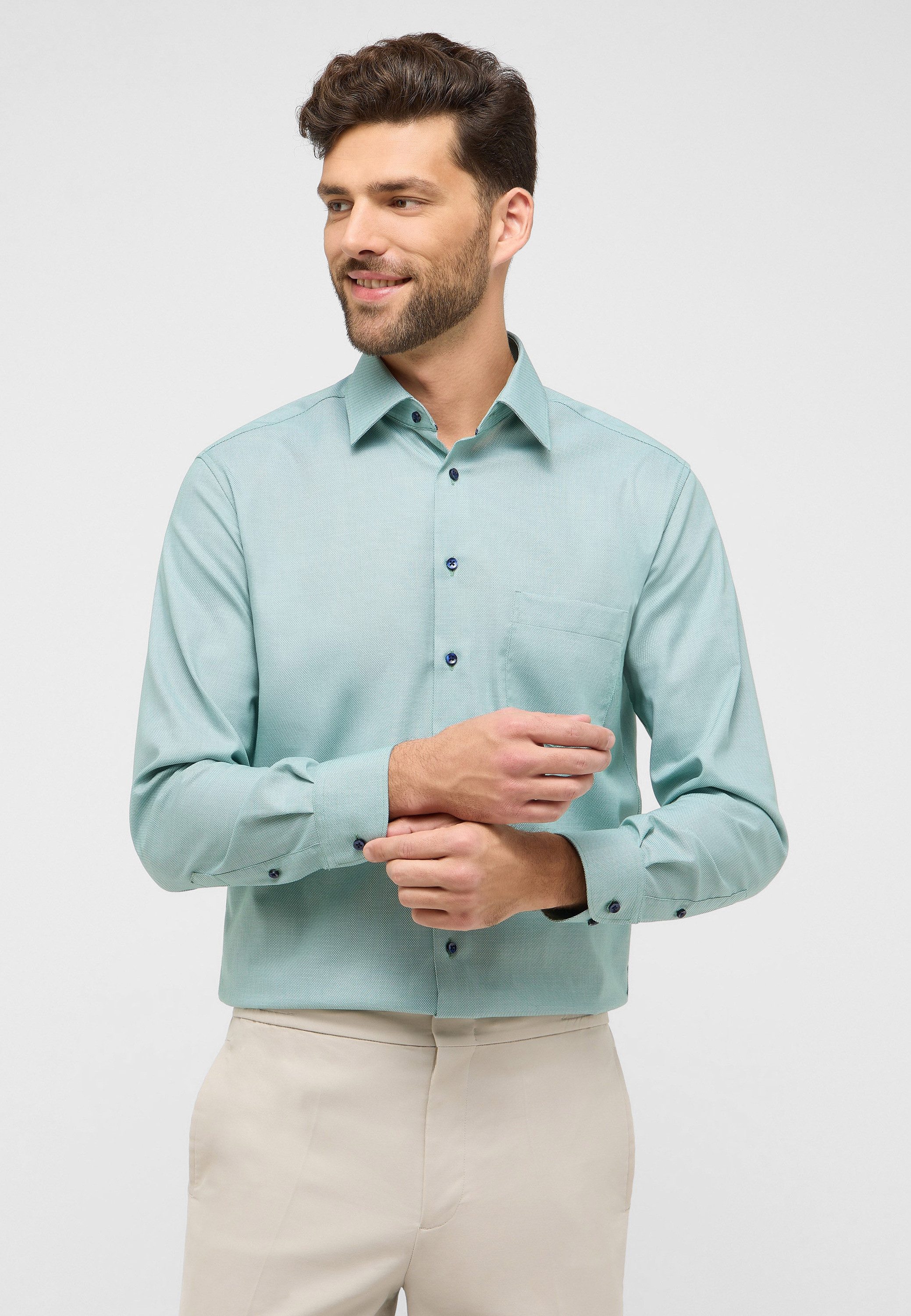Eterna Langarmhemd MODERN FIT NON IRON günstig online kaufen