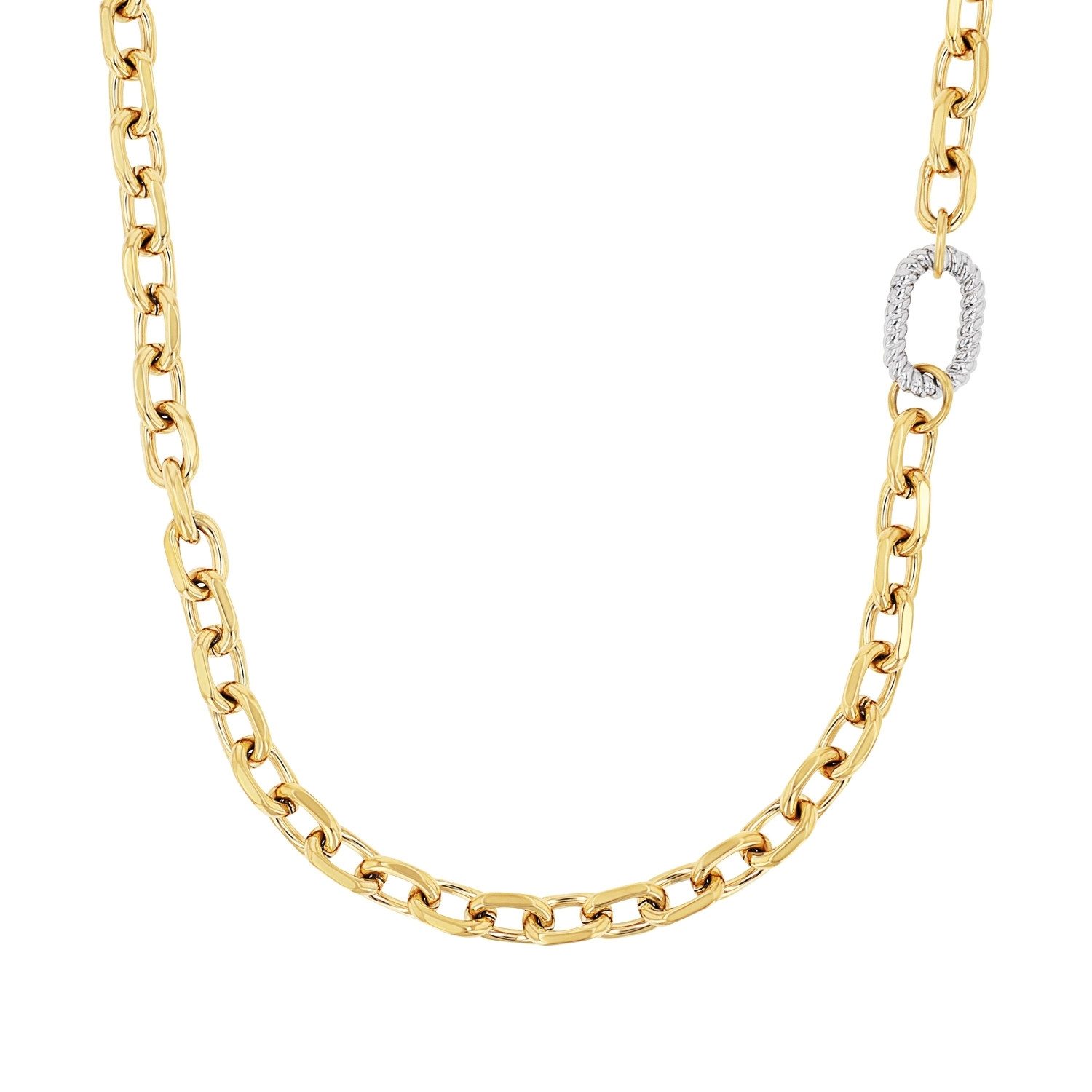 Noelani Edelstahlkette Noelani Kette mit Anhänger für Damen, Edelstahl (Kette mit Anhänger, 1-tlg., Kette mit Anhänger)